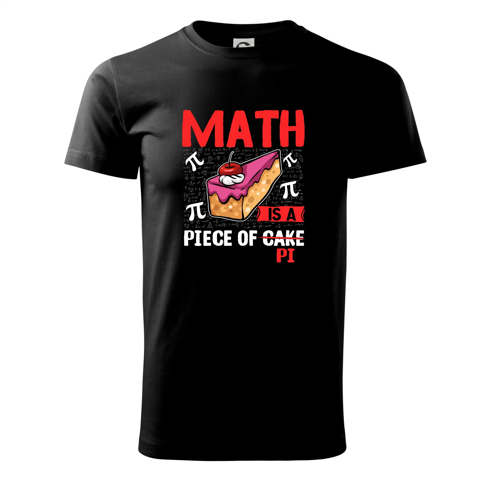 Vtipné tričká pre matematiky - Math piece of pi - Klasické pánske tričko vyššej gramáže