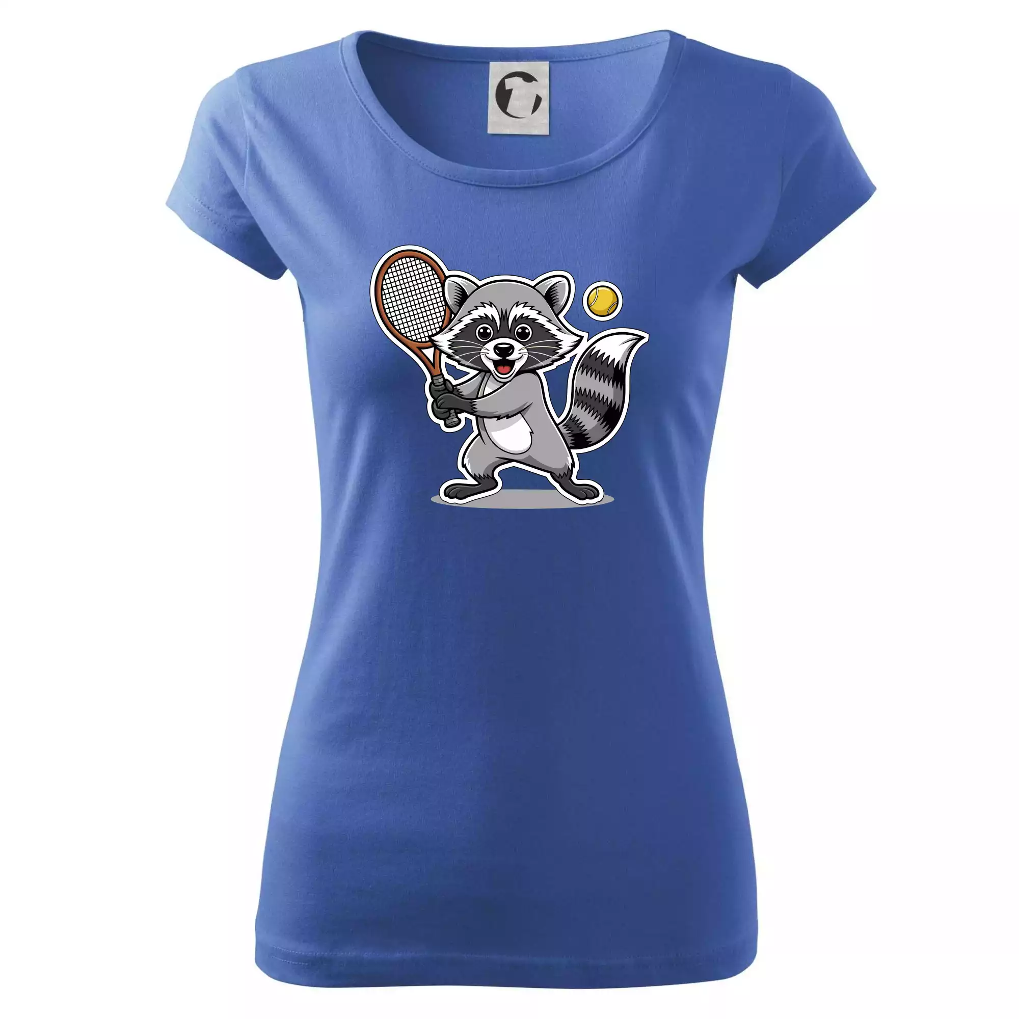 Mýval hraje tenis kreslený