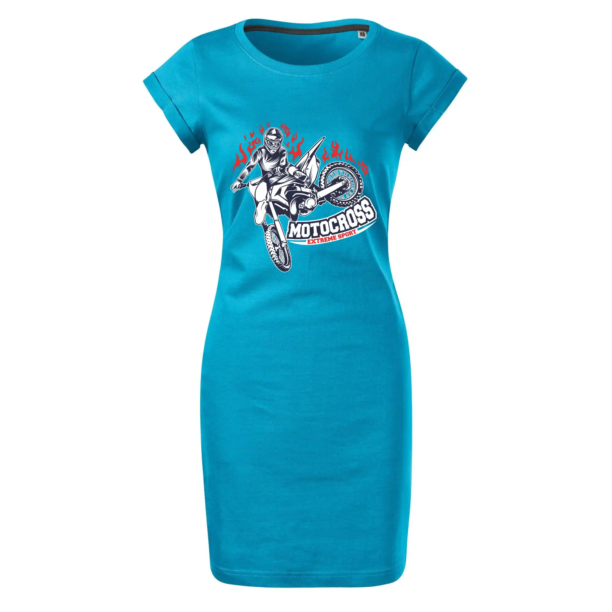 Motocross extreme sport fire