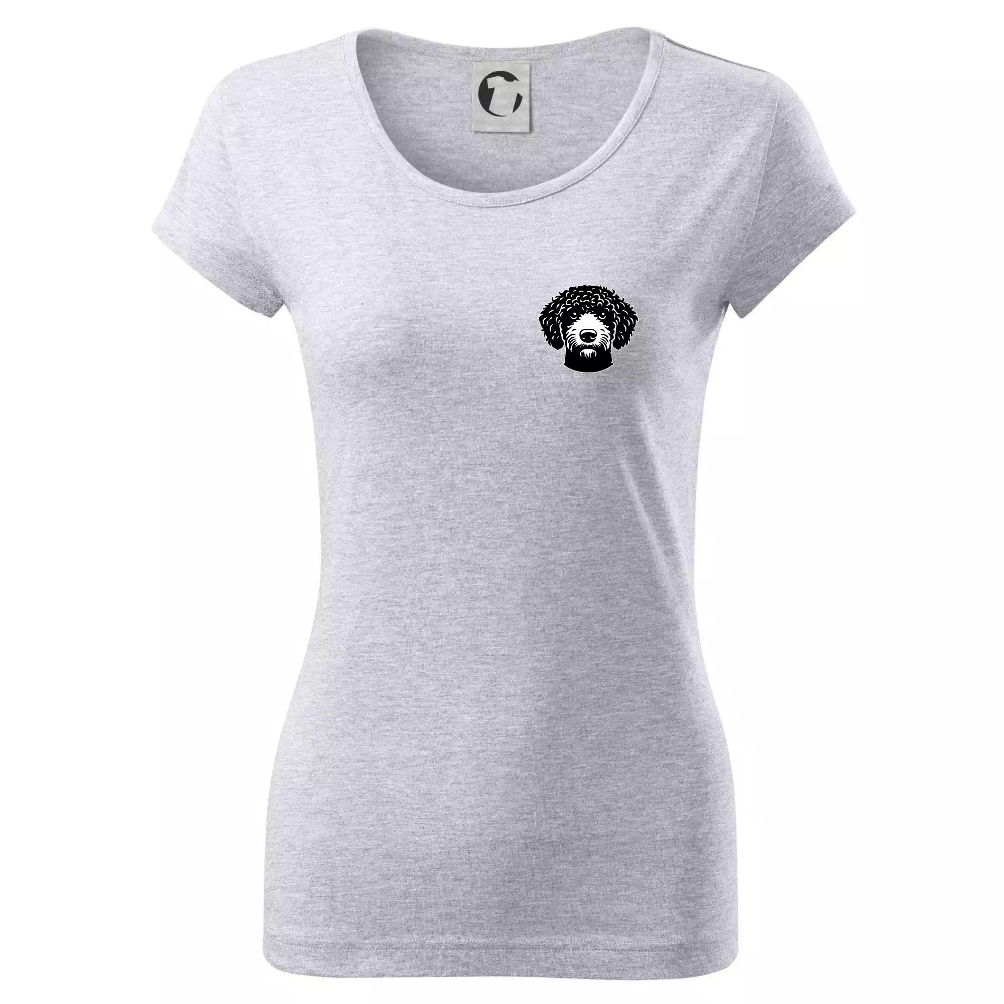 Lagotto romagnolo hlava na prsu