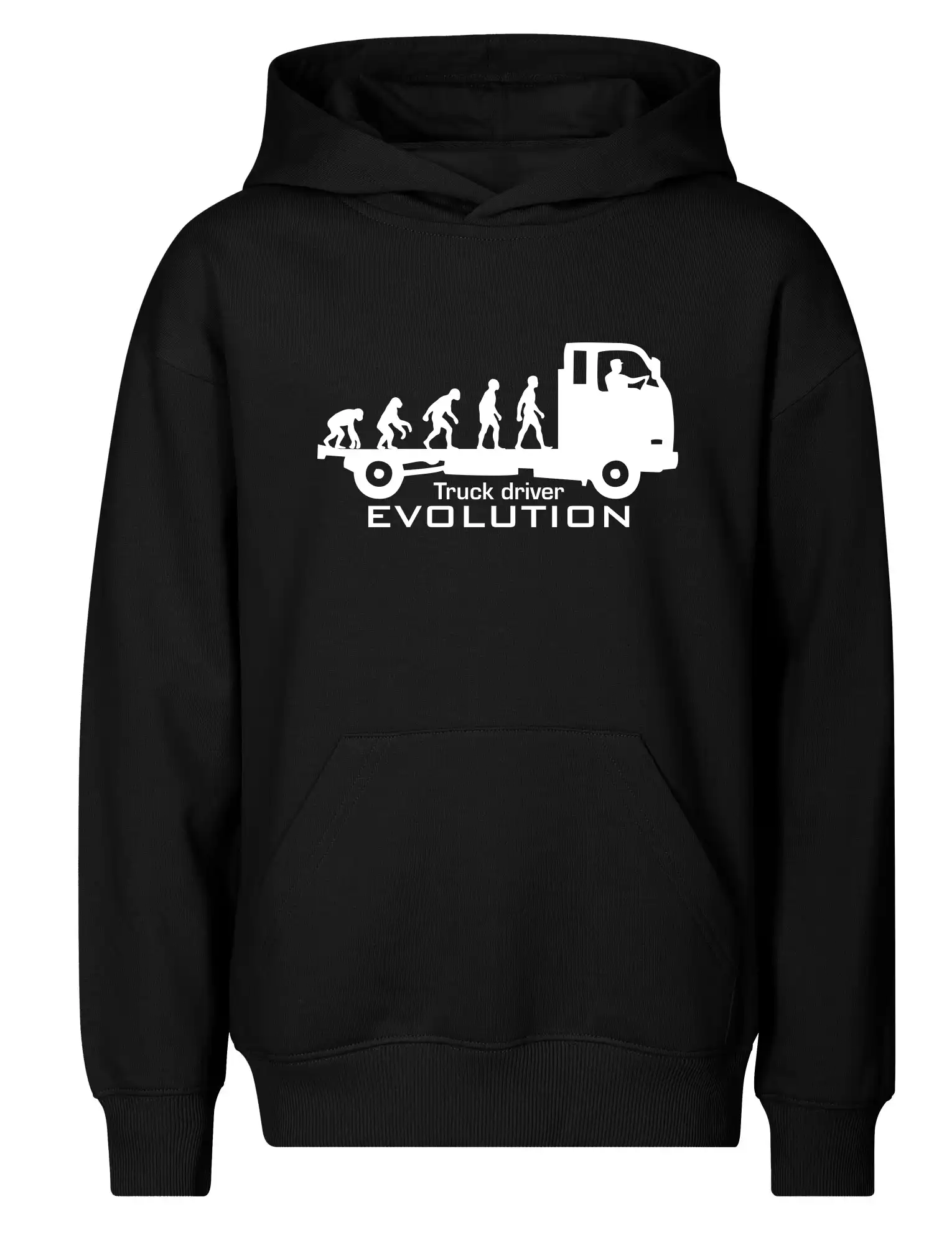 Tričká s kamionmi a nákladiakmi - Truck driver evolution - Detská mikina - Chill