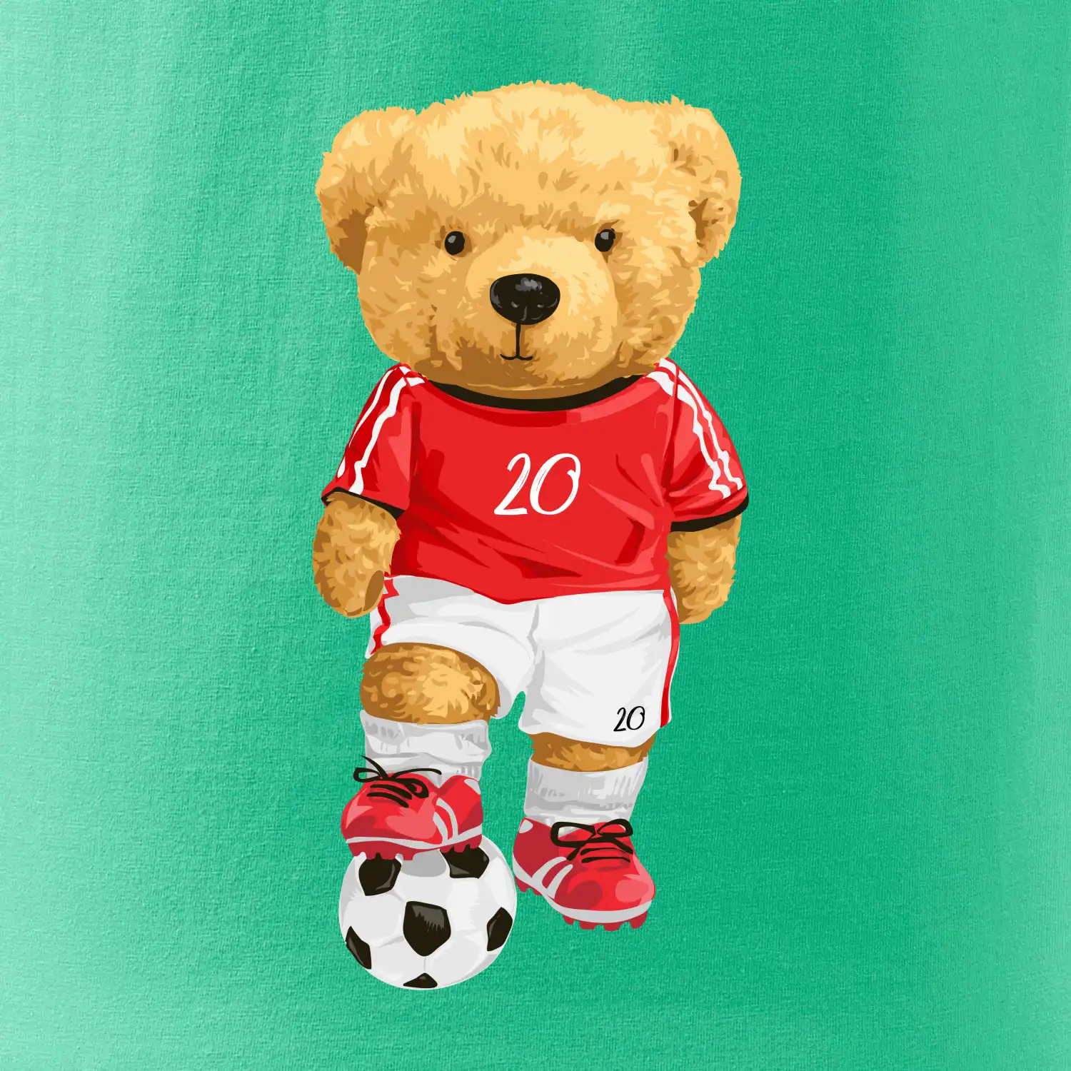 Fotbalista medvídek číslo