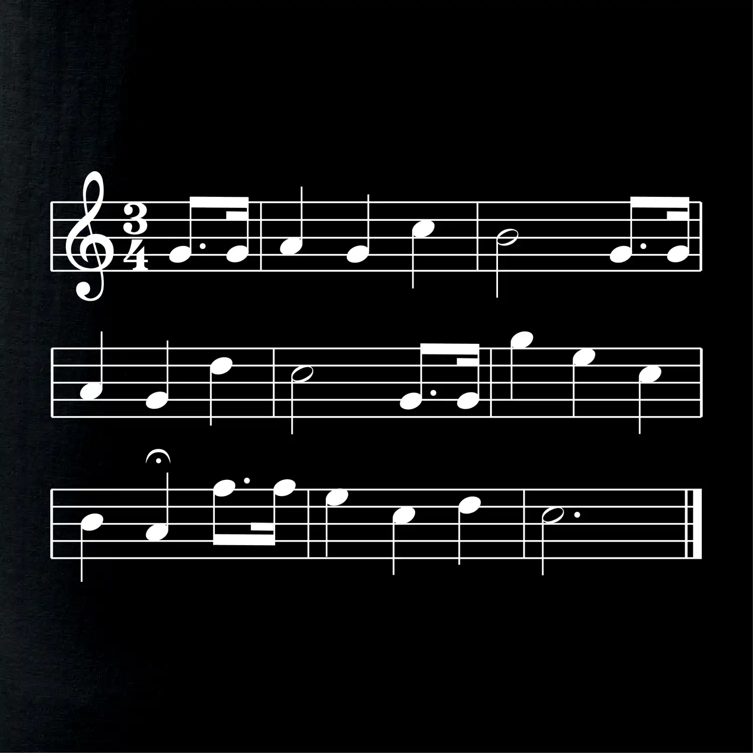 Hodně štěstí zdraví - noty