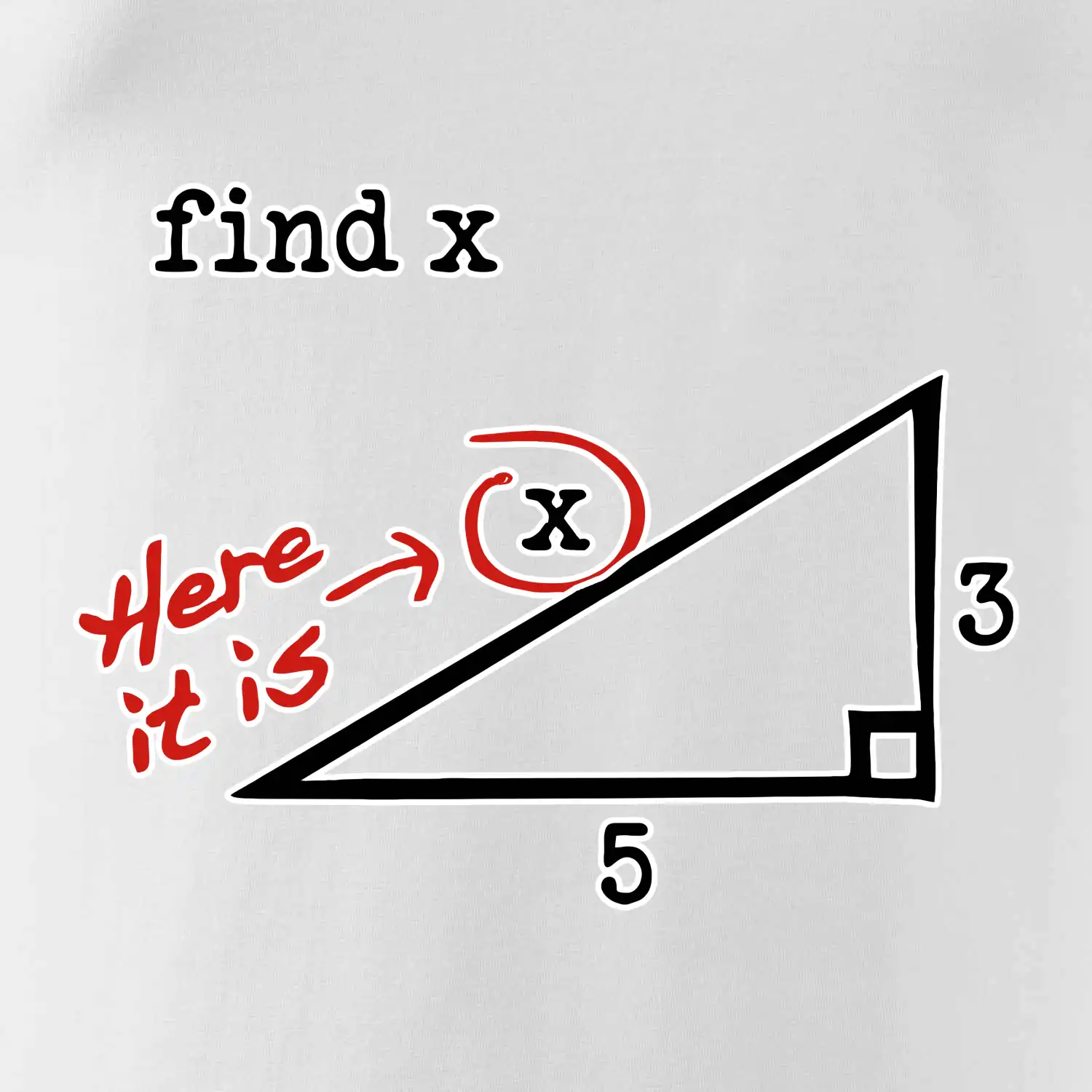 Find X - geometrie