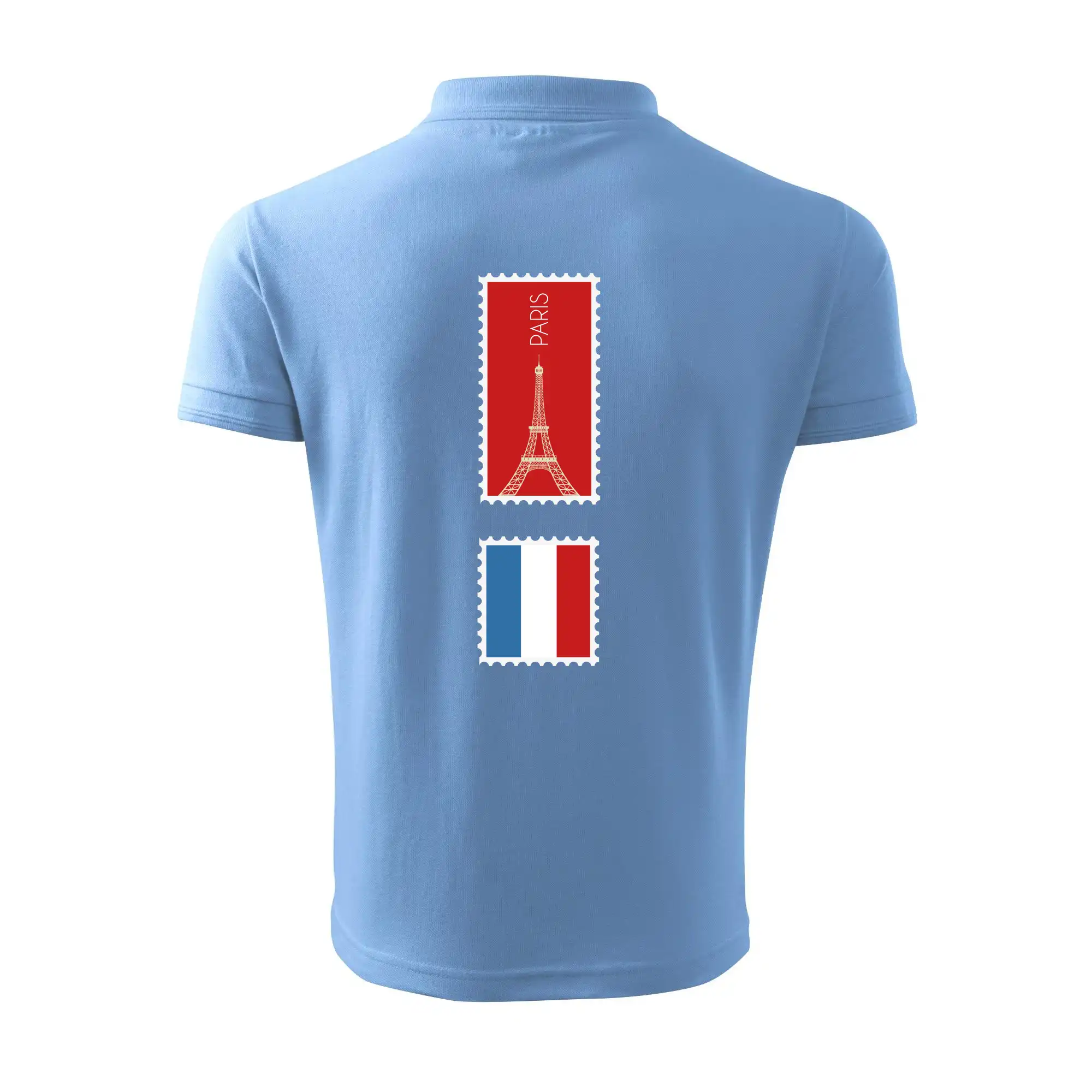 Paříž známka barevná