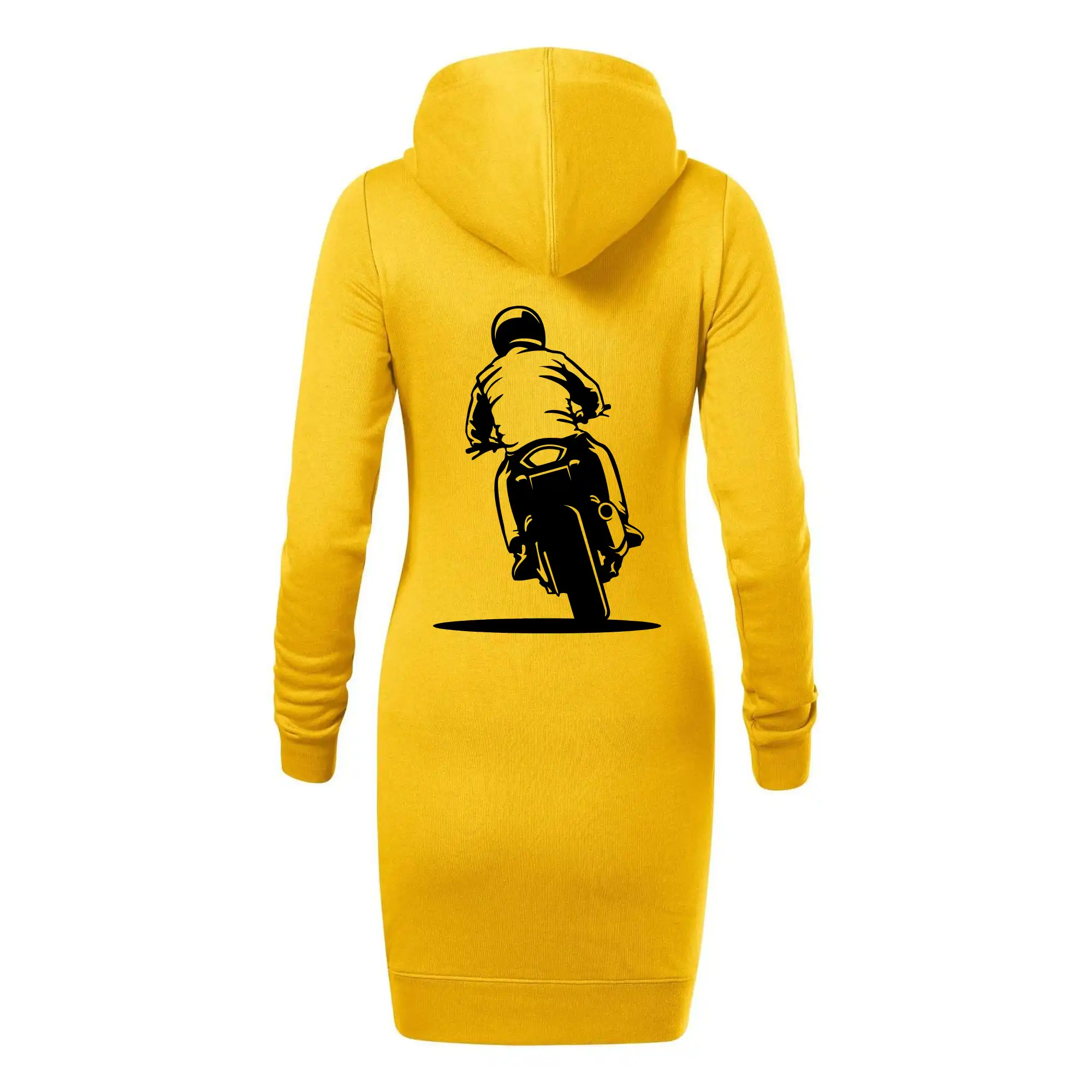 Motorkář na zádech - silnice