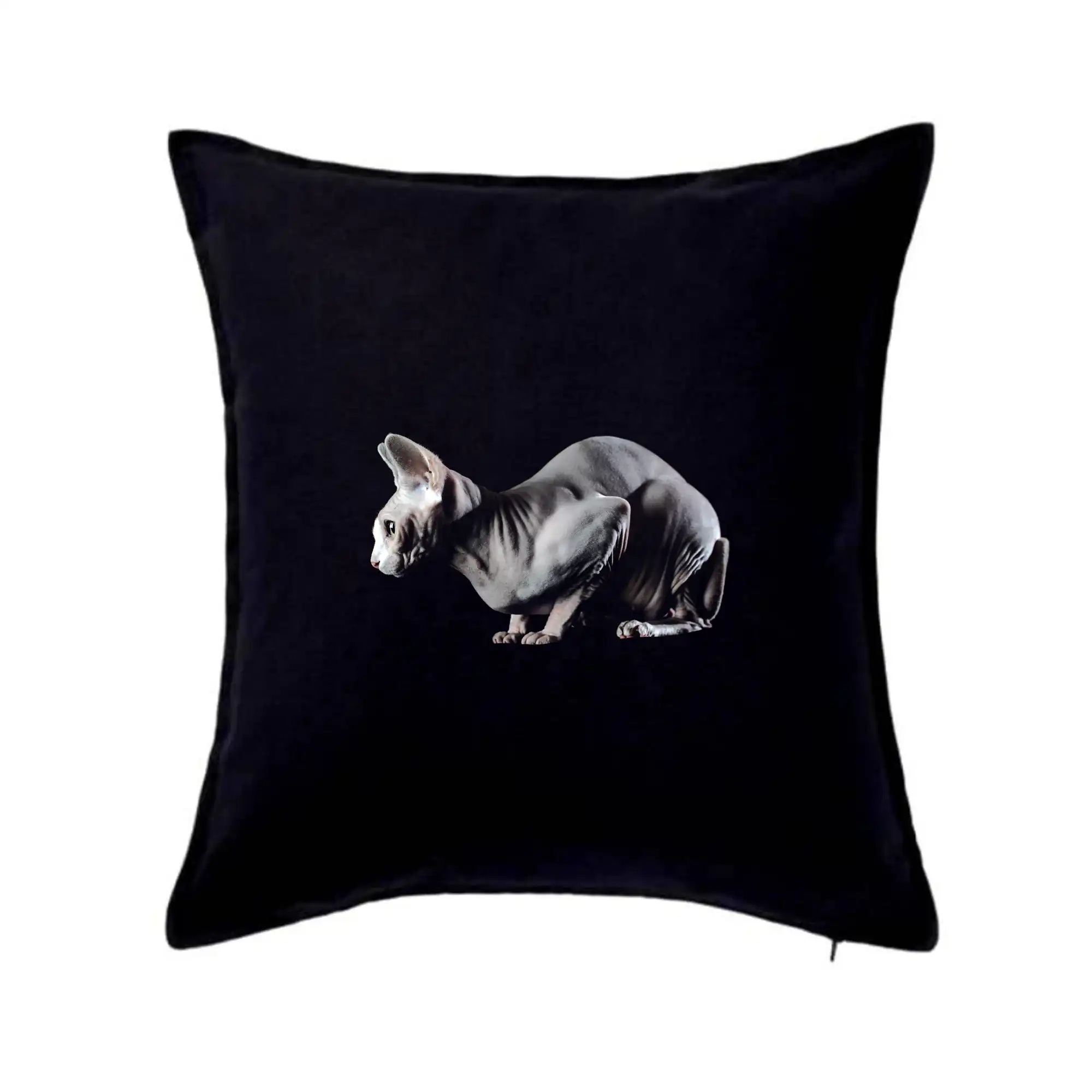Vtipná tričká s mačkou - Mačka sphynx fotka - Vankúš 50x50