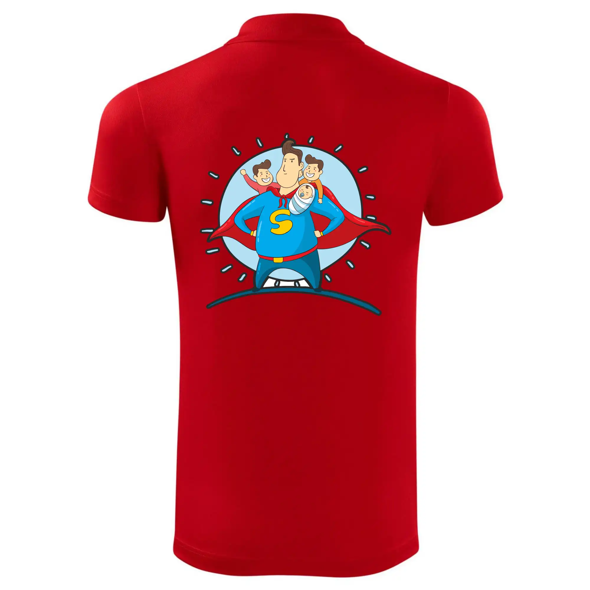 Táta superman - kluk, kluk a dítě