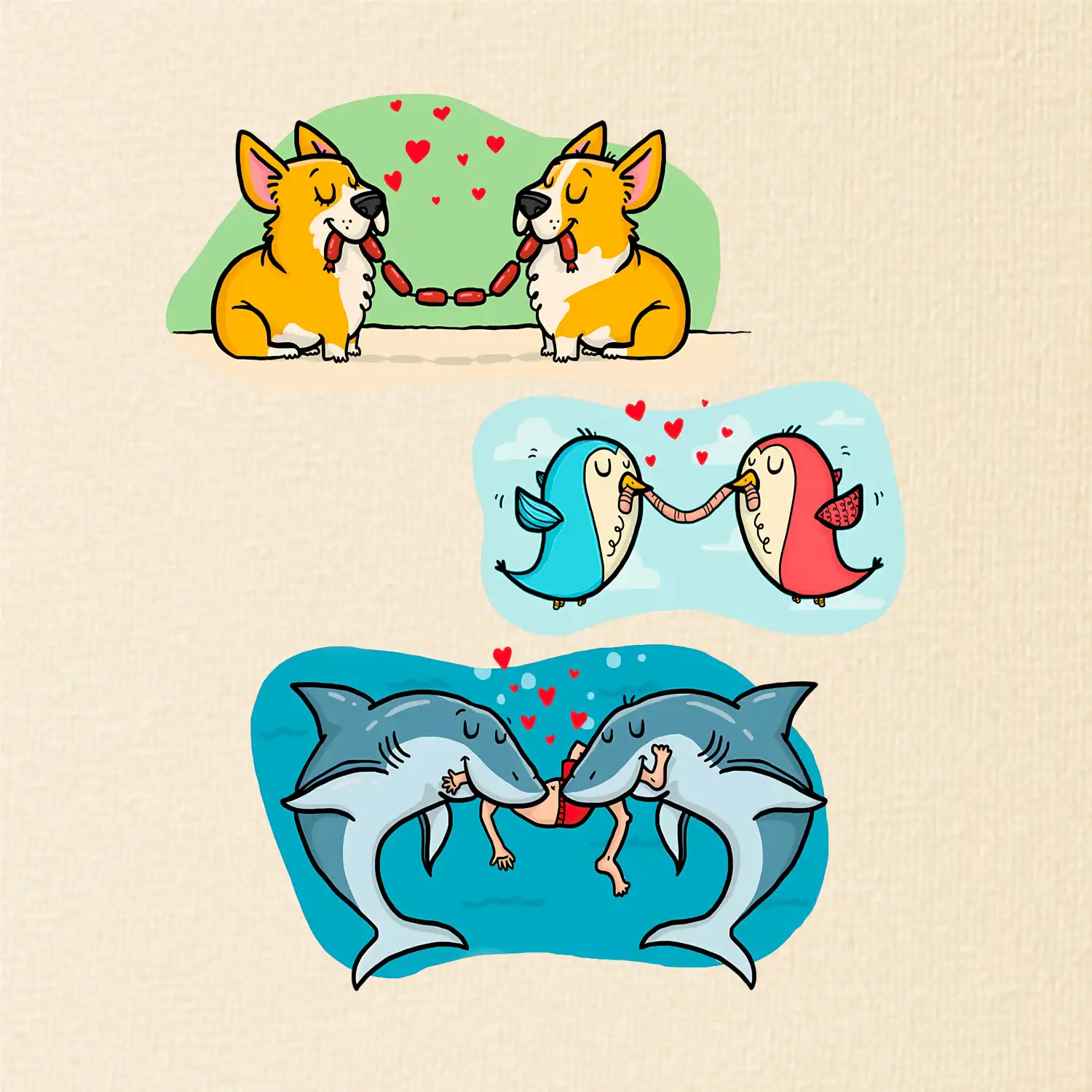 Projev lásky zvířata