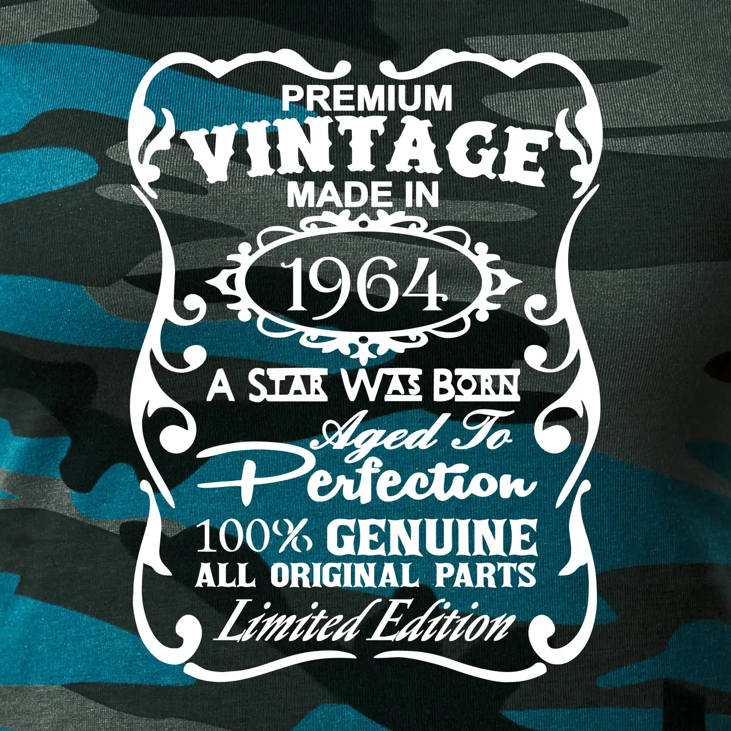 Vintage Etiketa - 1964