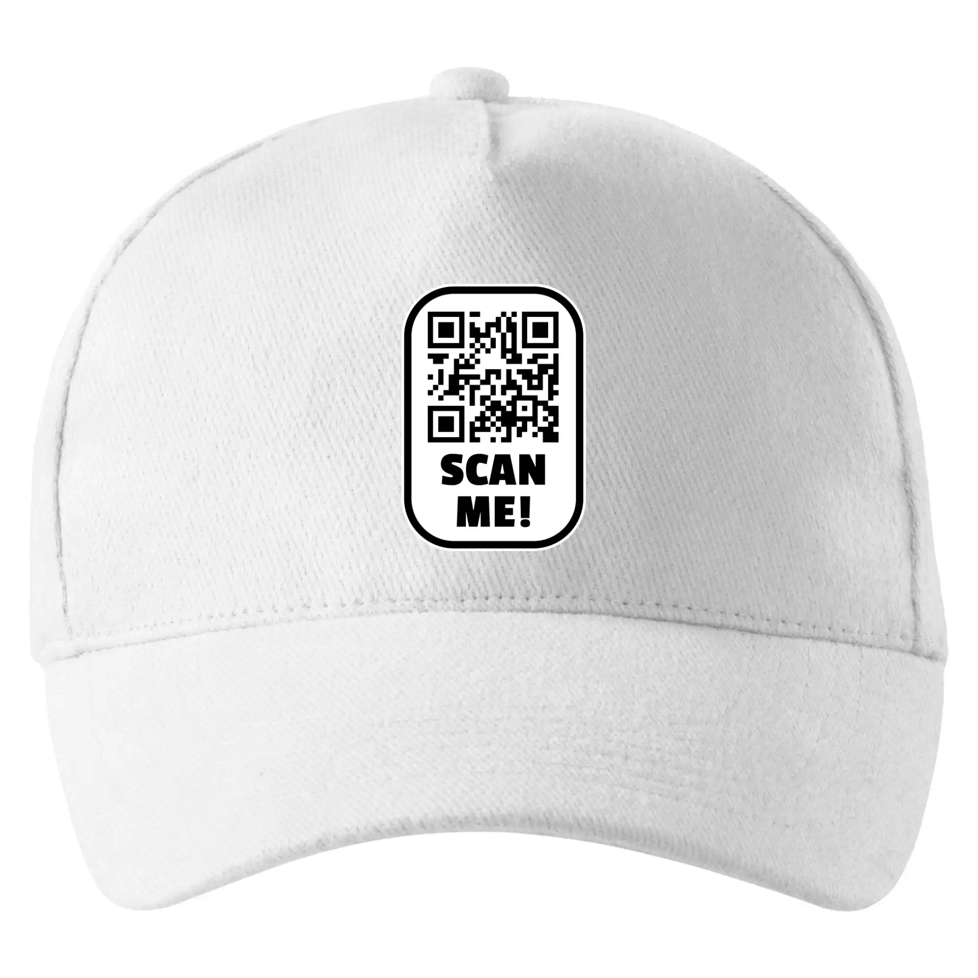 Tričká, mikiny a šiltovky pre Youtubery - Šiltovka Scan Me QR kód - Šiltovka so zahnutým šiltom a mosaznou sponou