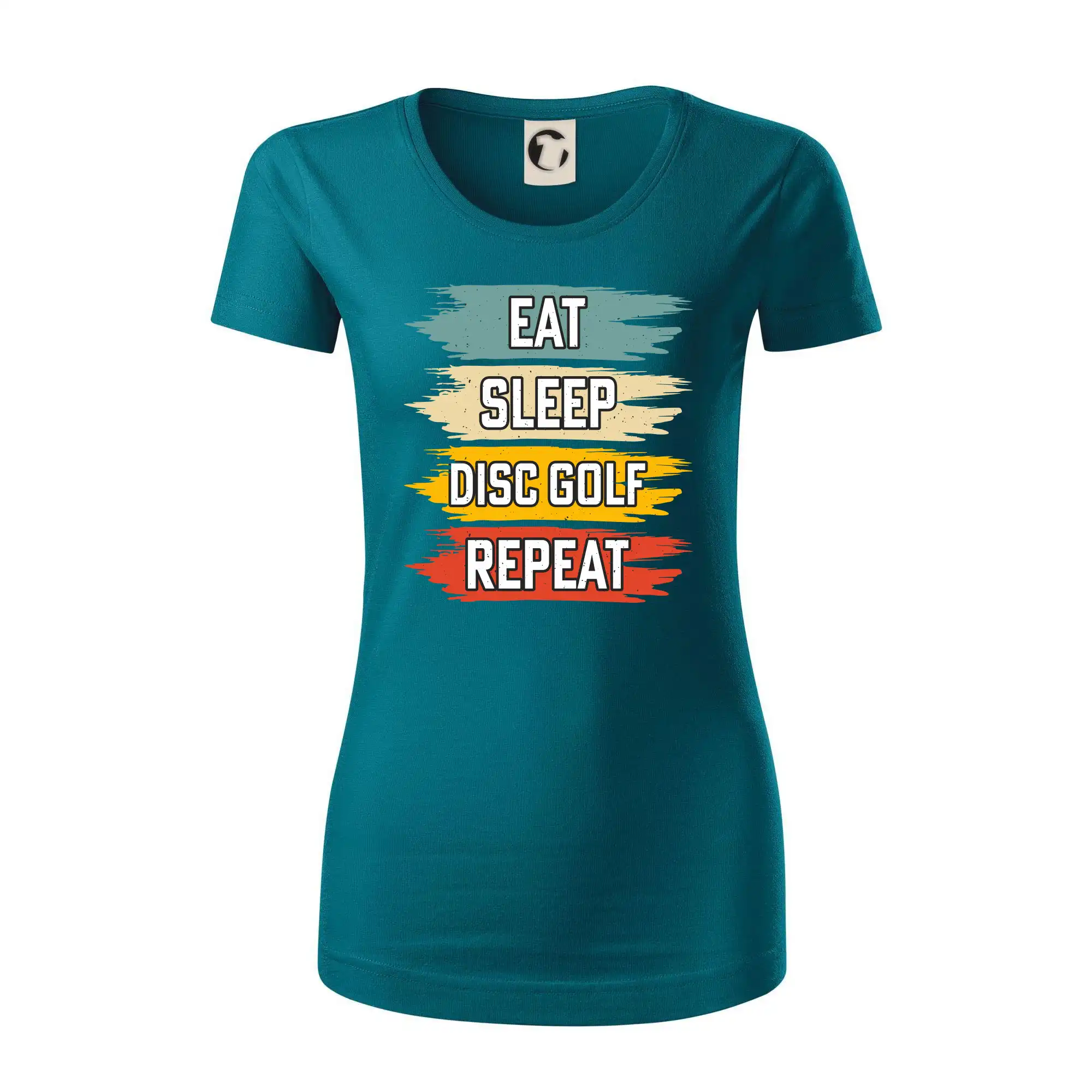 Disc Golf eat sleep barevné