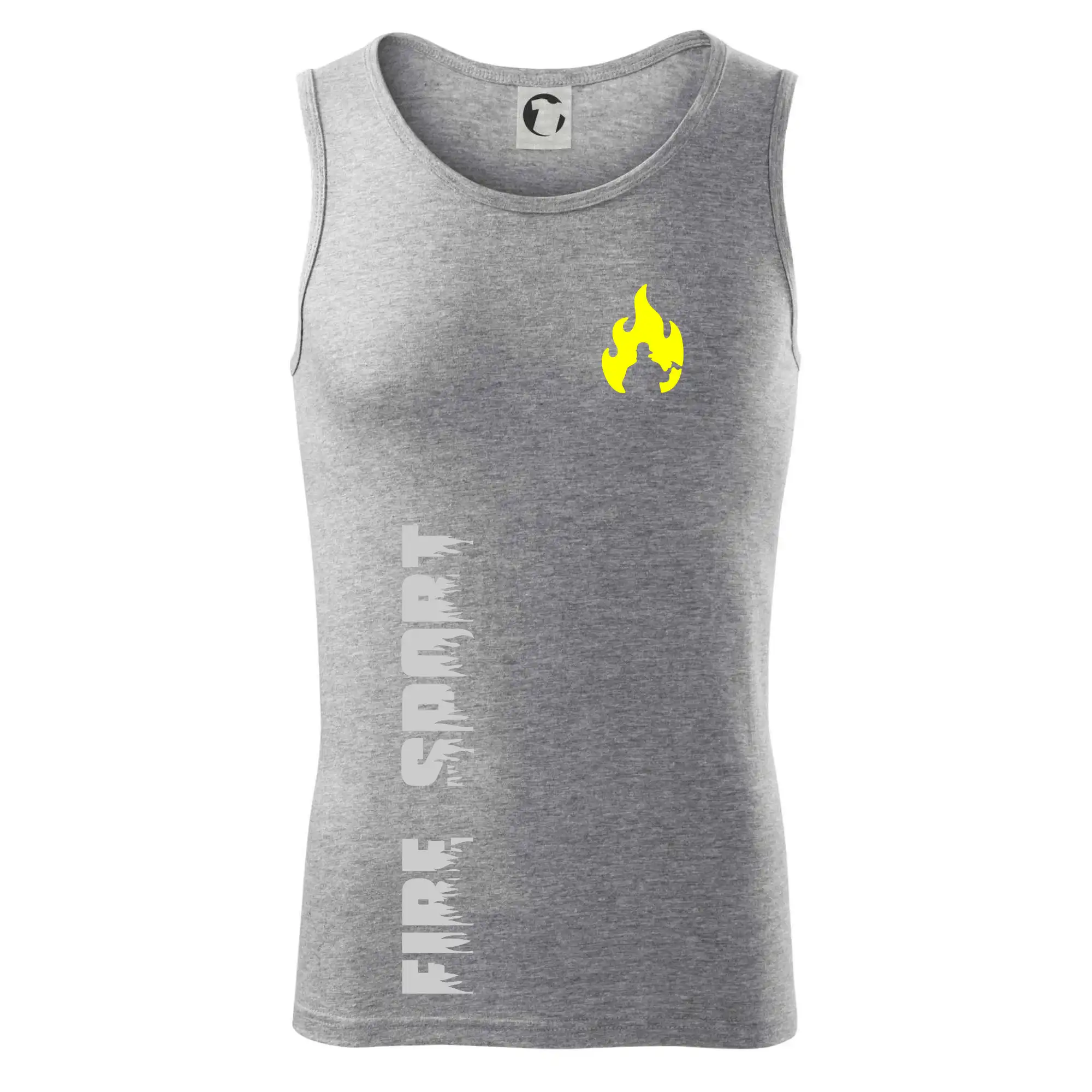 Originálne tričká pre hasičov - Hasiči - Váš názov - FLUO + Reflexná potlač - Tielko pánske Core