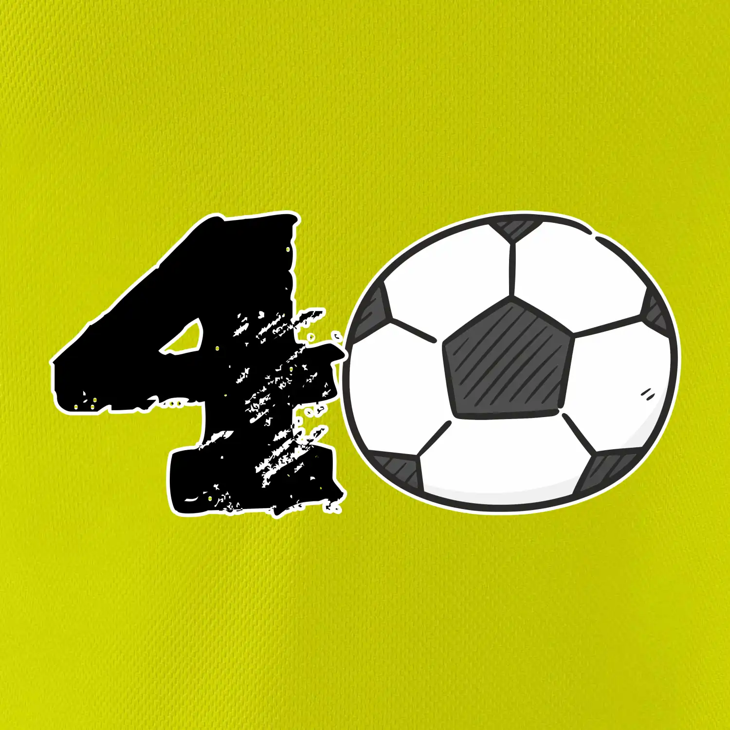 Fotbal kulaté narozeniny 40