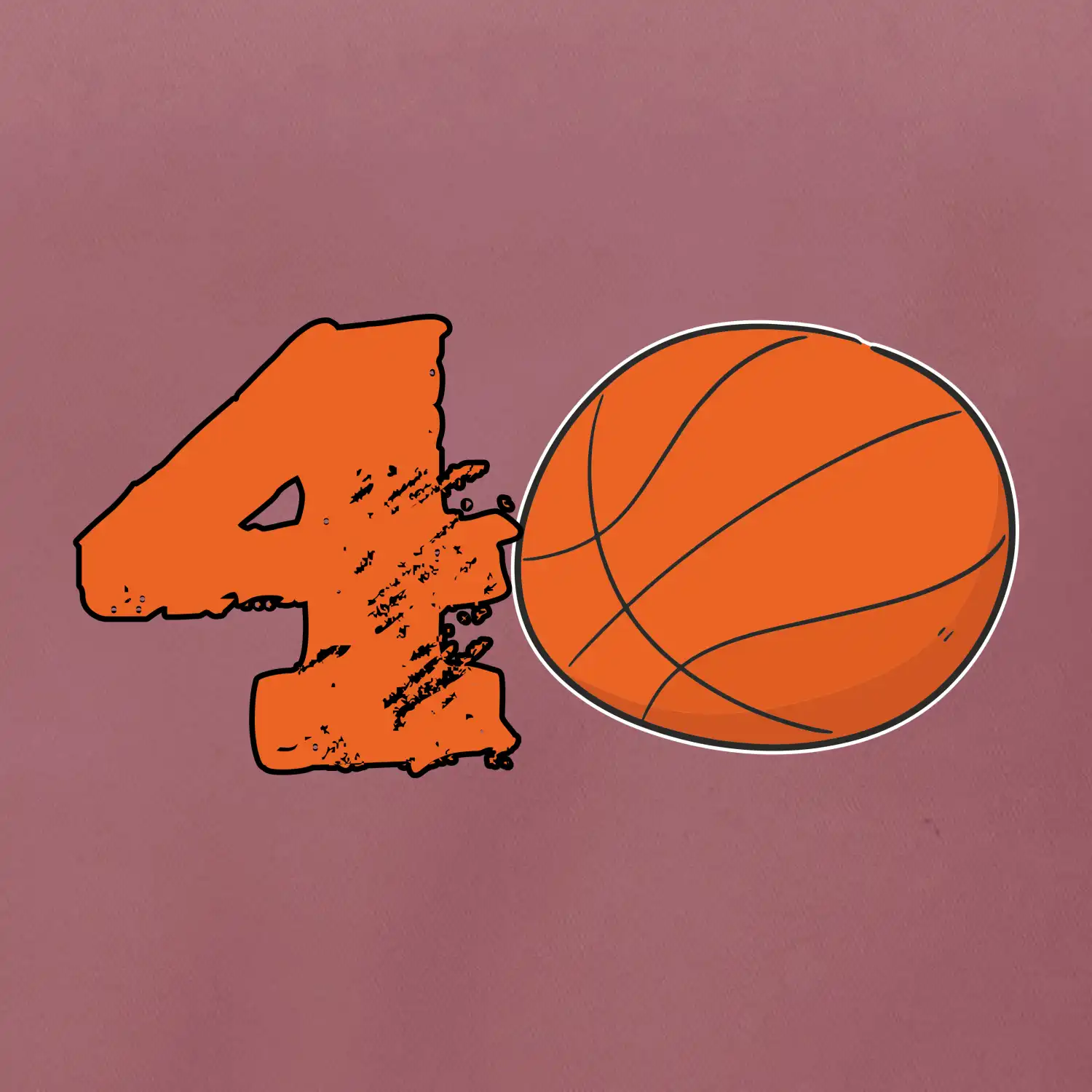 Basketball kulaté narozeniny 40