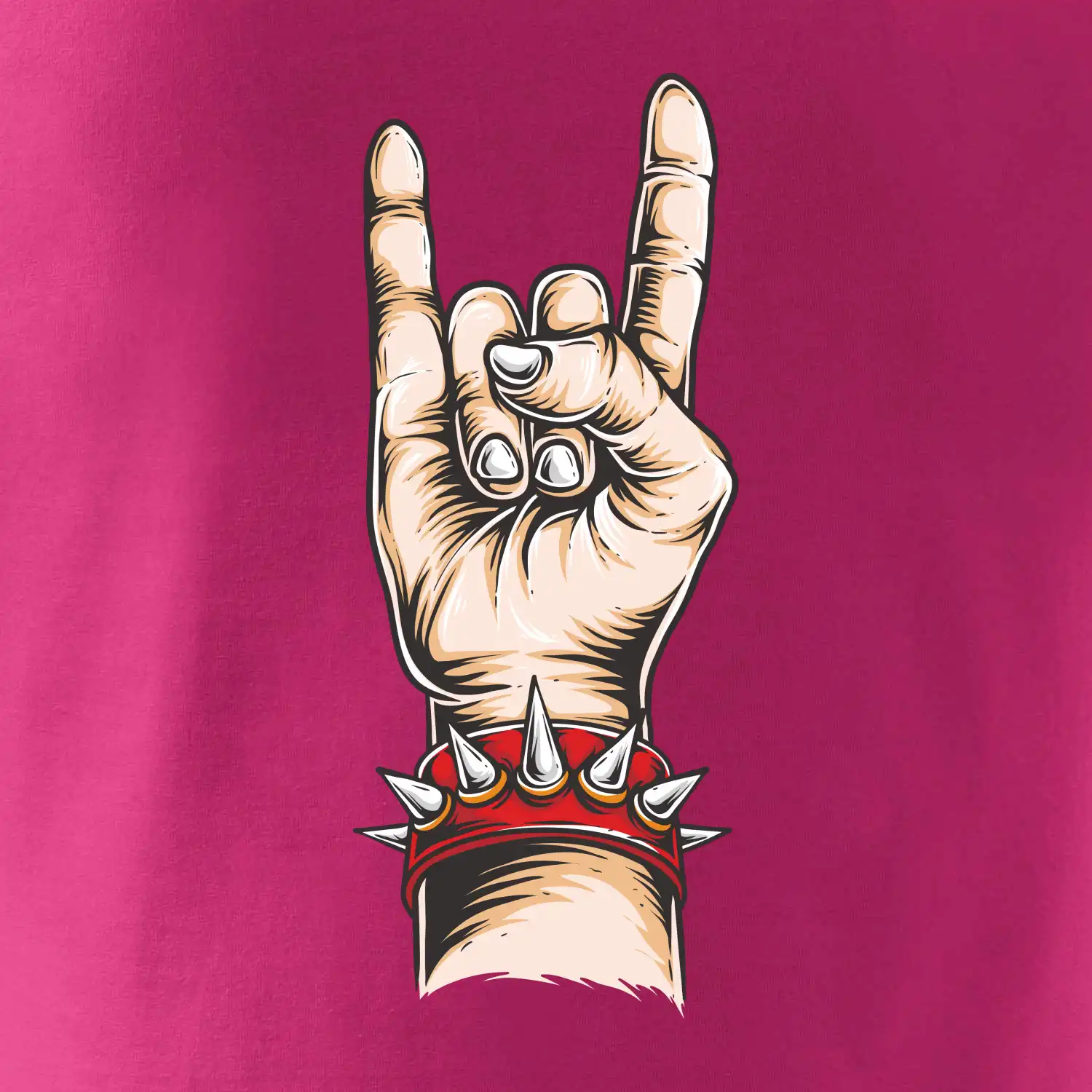 Rocková ruka s náramkem