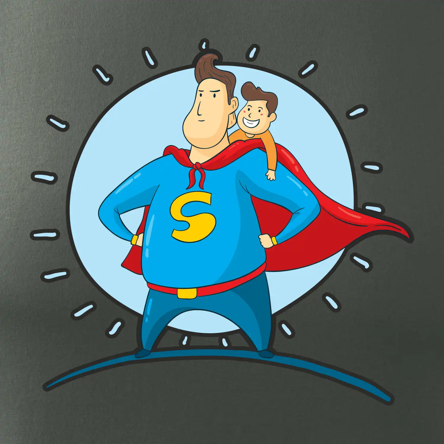 Táta superman - kluk