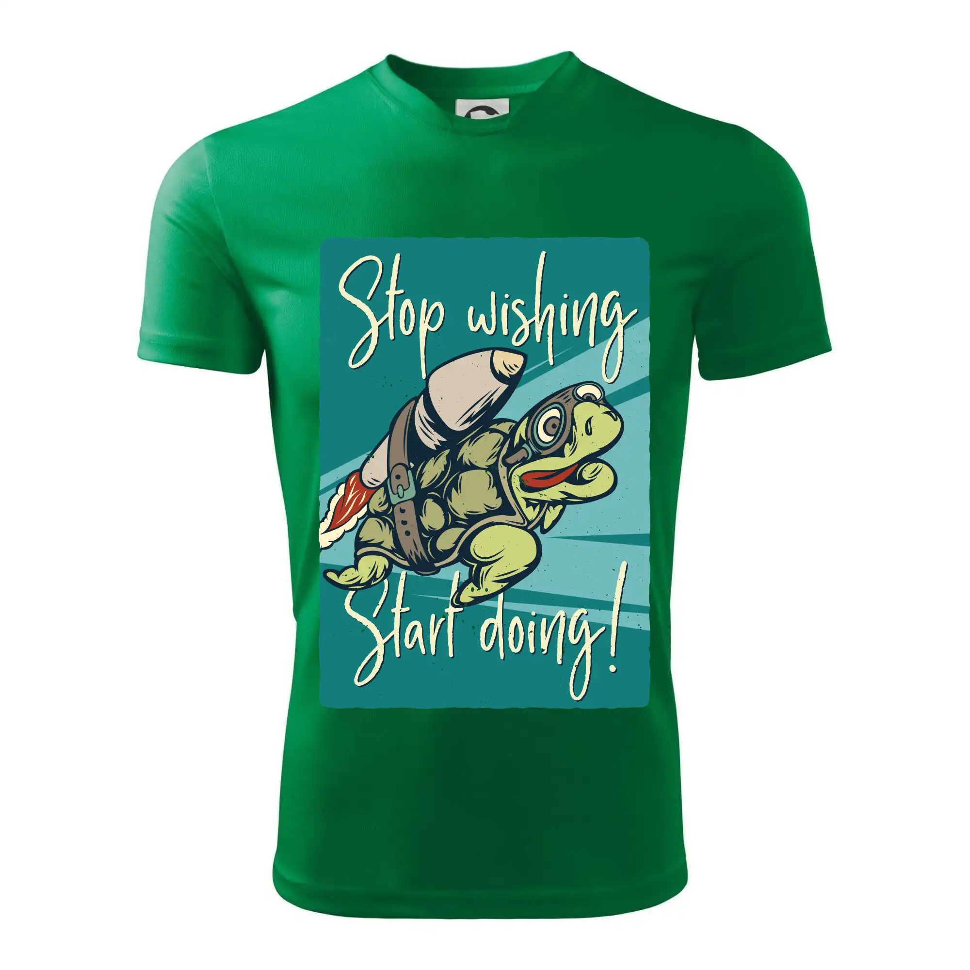 Stop wishing start doing želva
