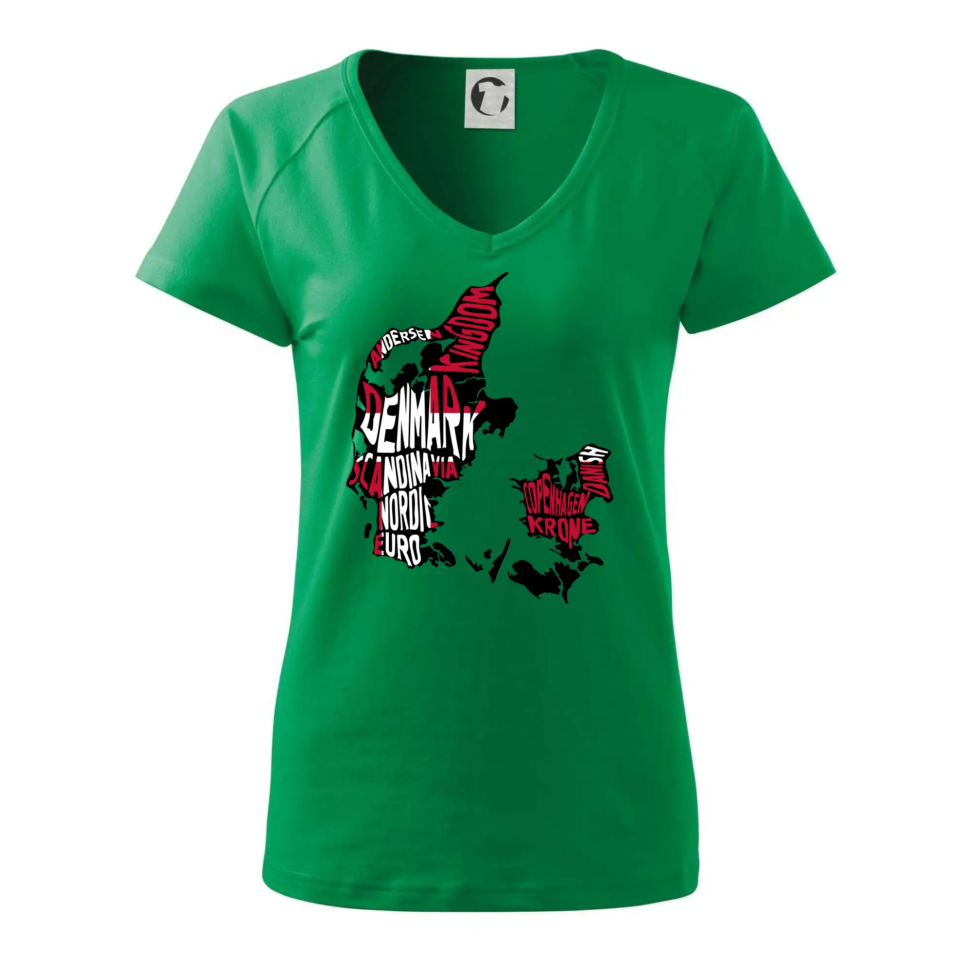 Mapy - názvy měst - Dánsko