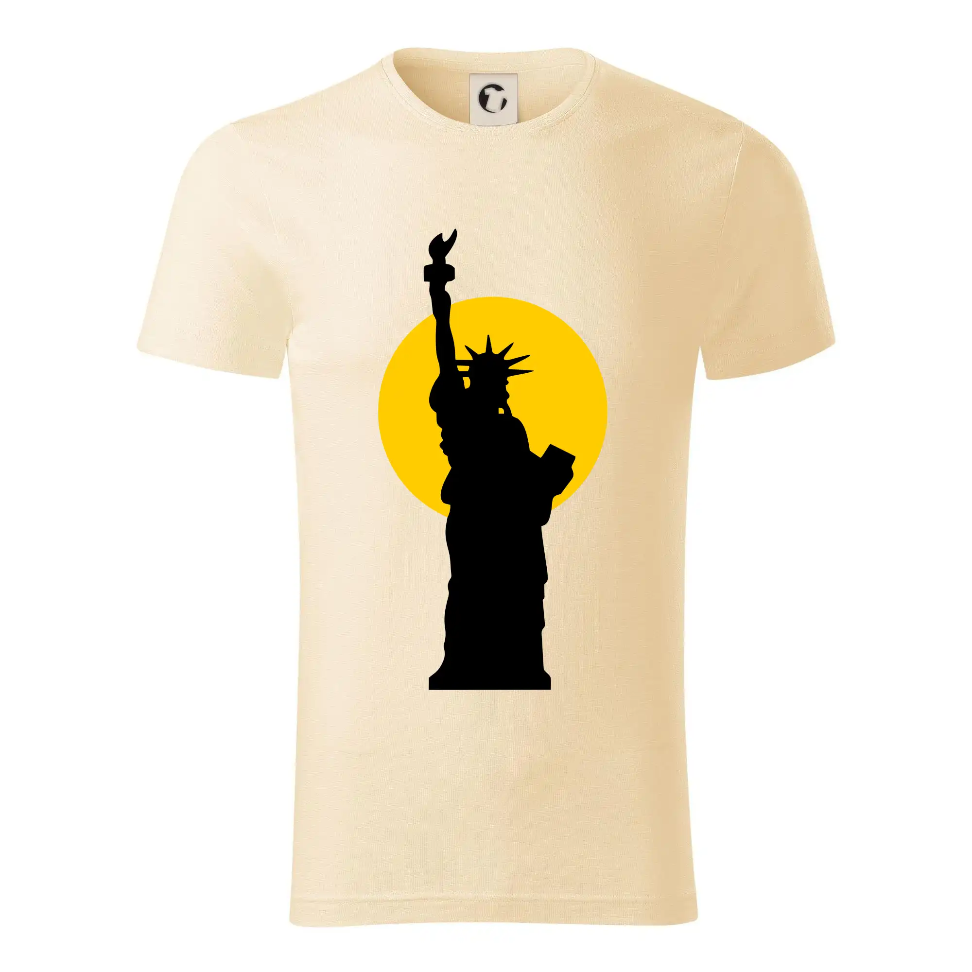 Tričká USA - Socha slobody slnko - Tričko z organickej bavlny