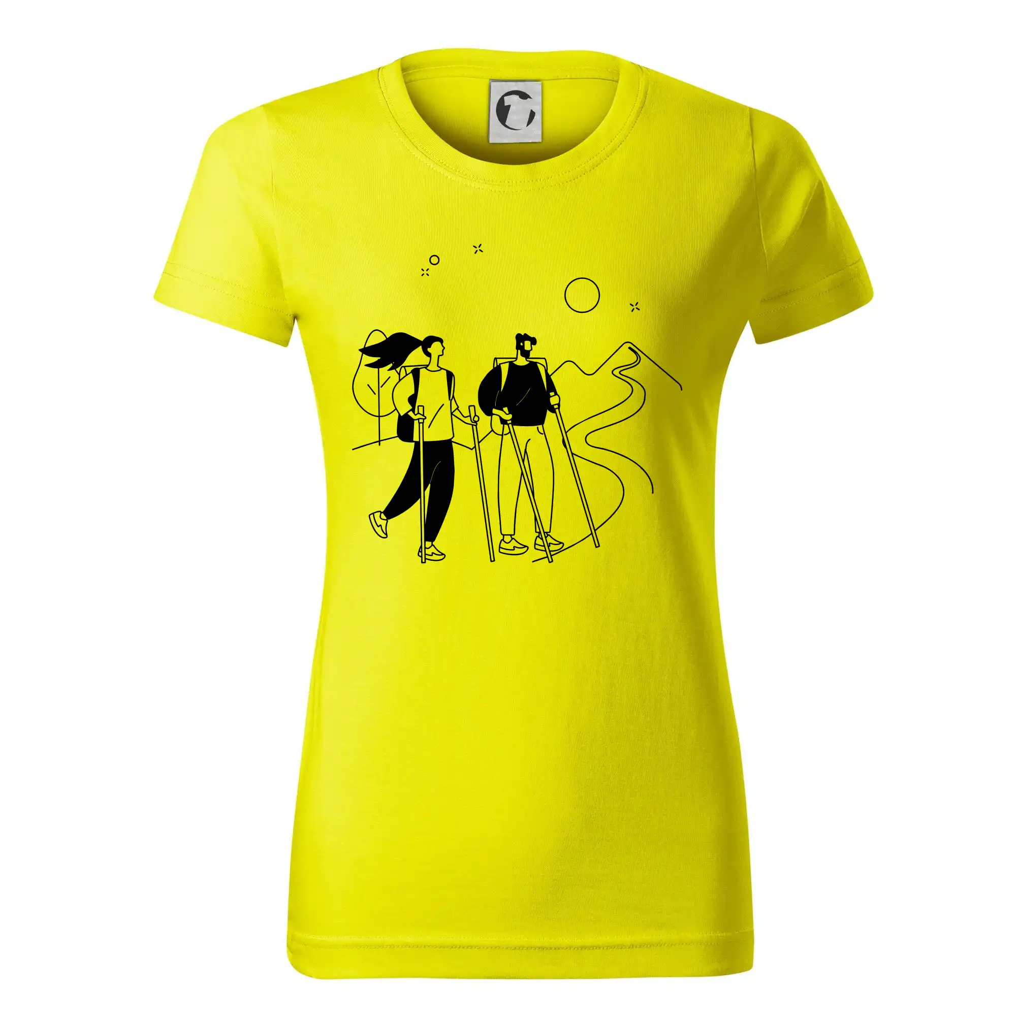 Kreslený pár na výletě