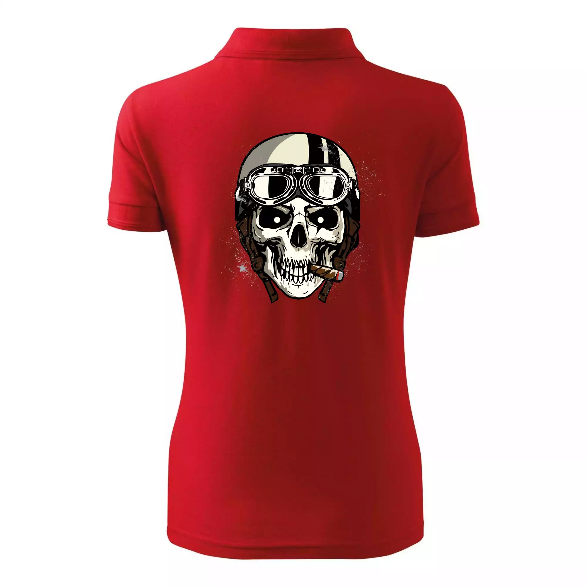 Motorkářská helma a doutník