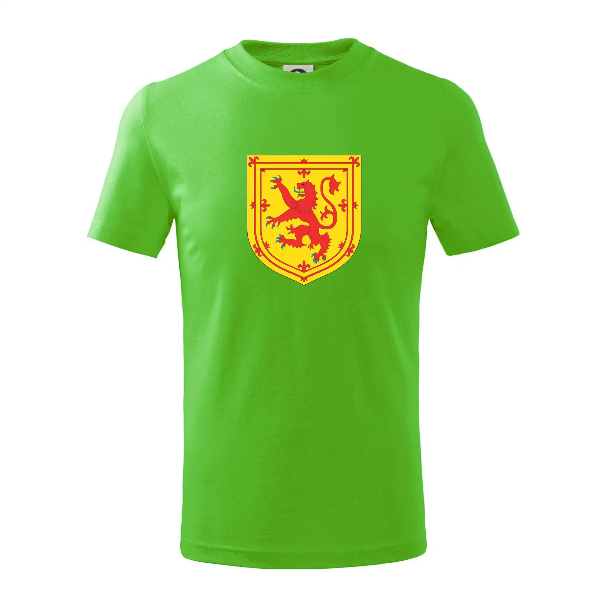 Skotský lev na hrudi