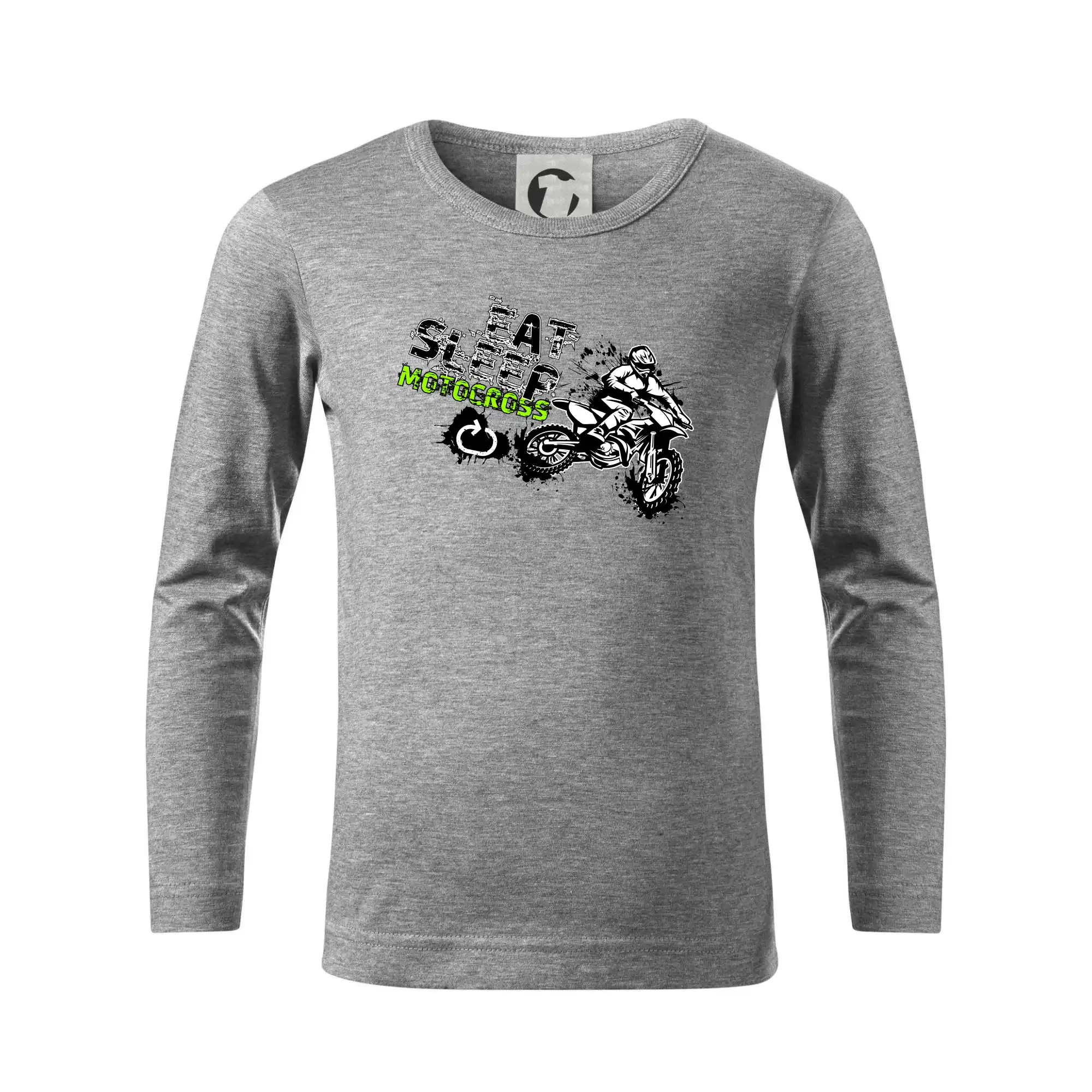 Motocross tričká - Eat Sleep Motocross - Tričko detské Long Sleeve