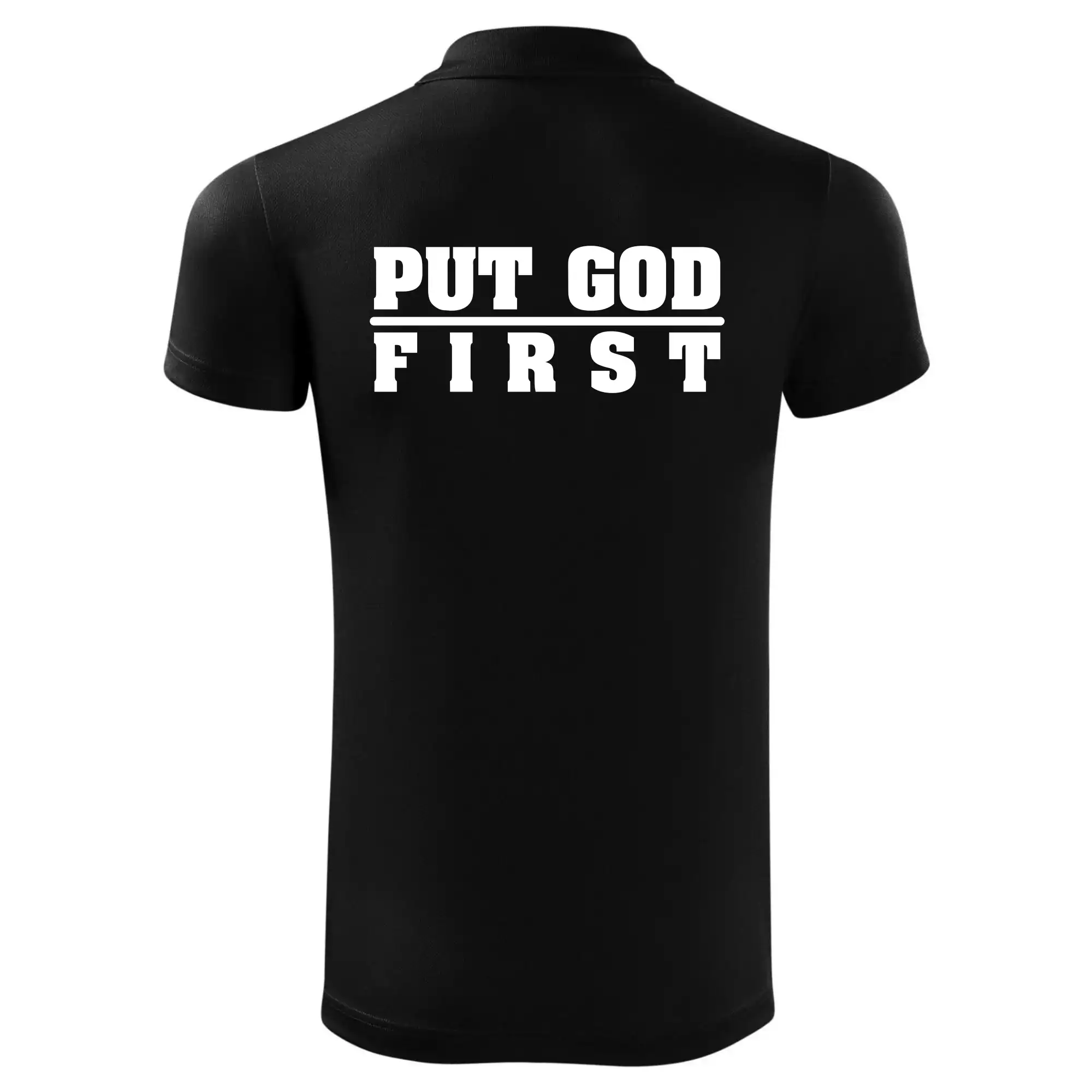 Put God first tlustý nápis