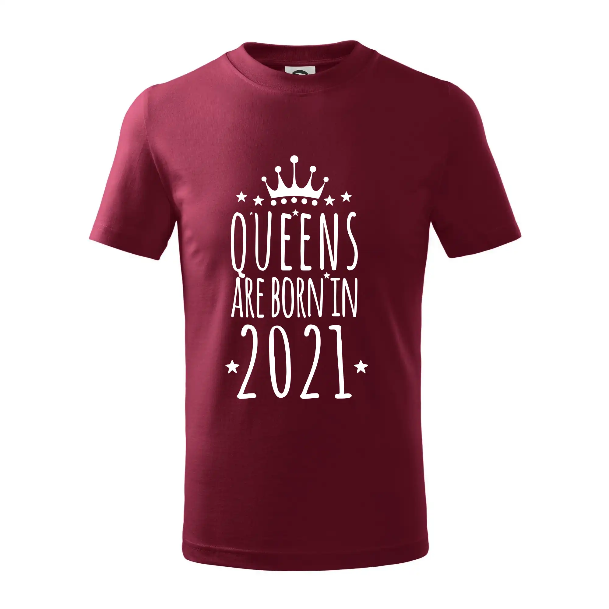 Queens are born in 2021 - Tričko detské bavlnené