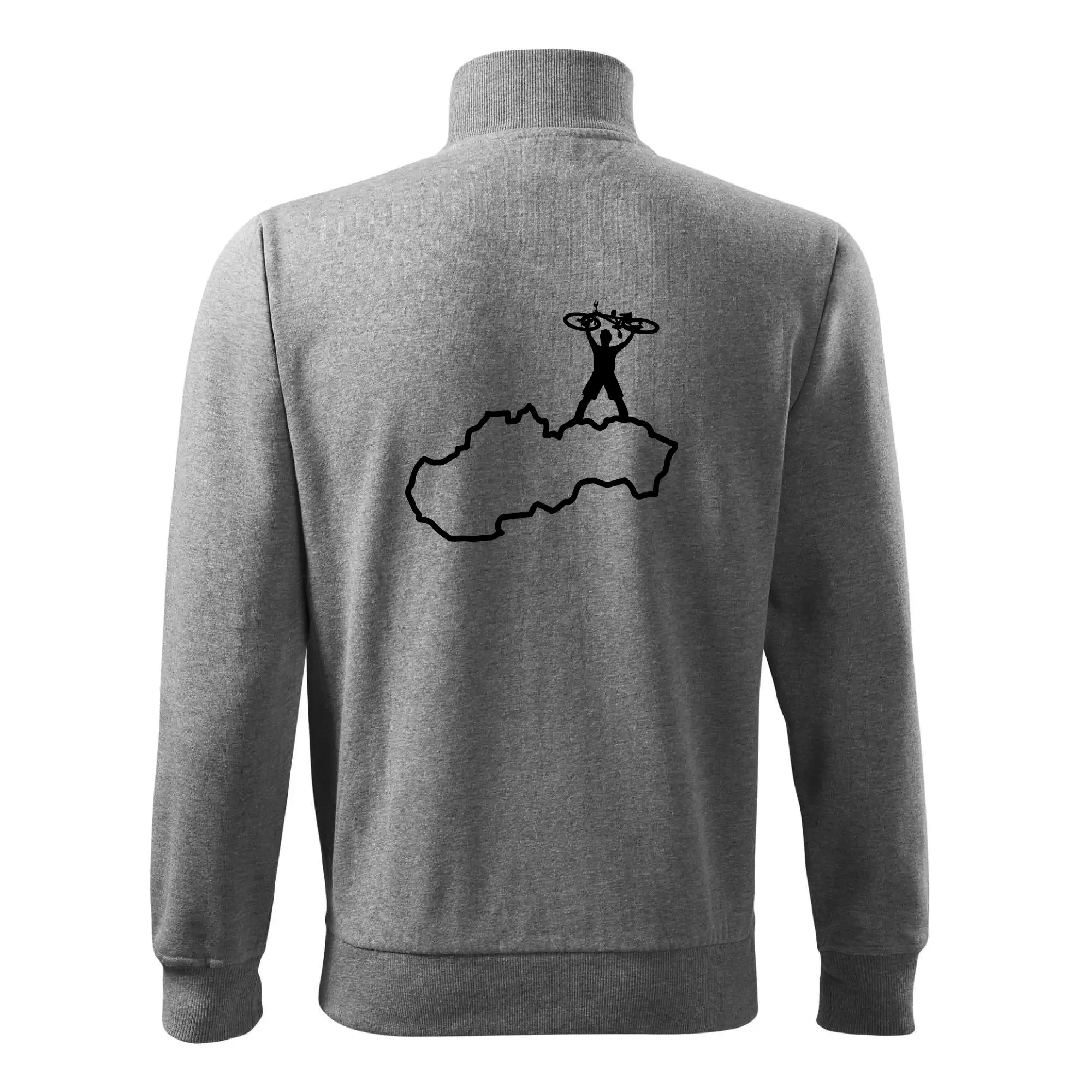 Mapa Slovenska - cyklista