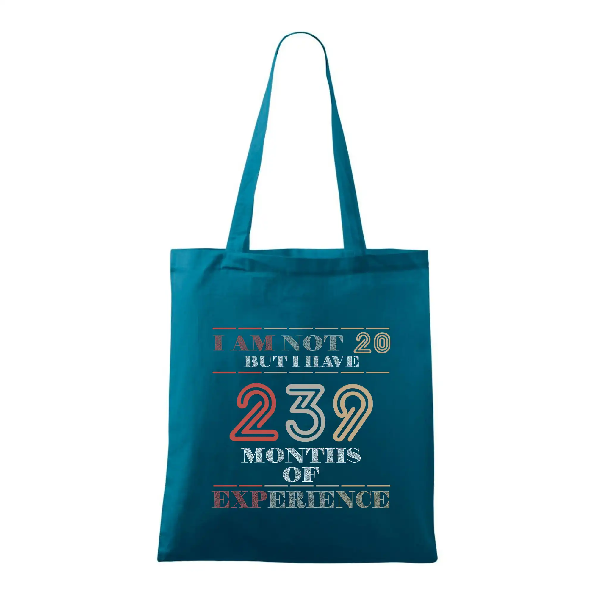 Tričká k narodeninám - 20 years 239 months of experience - Taška bavlnená