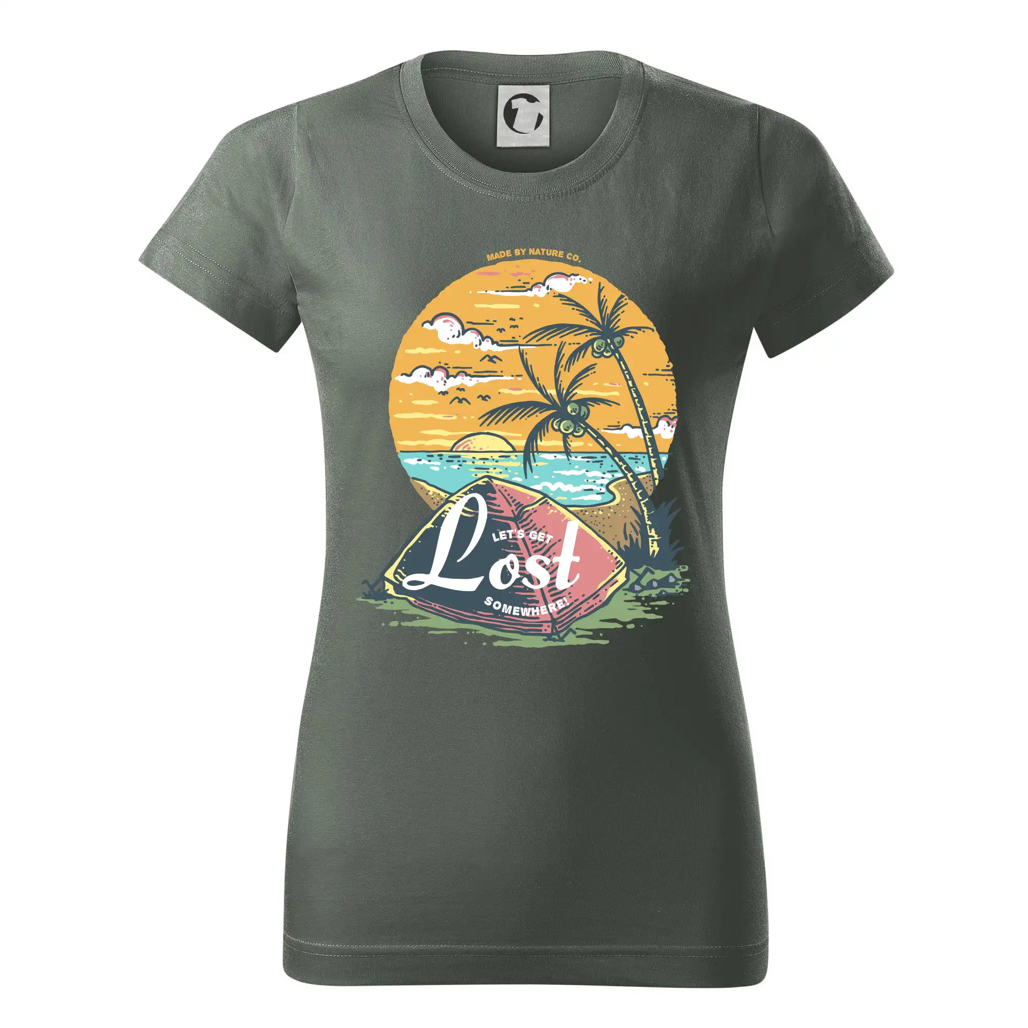 Beach camping get lost somewhere