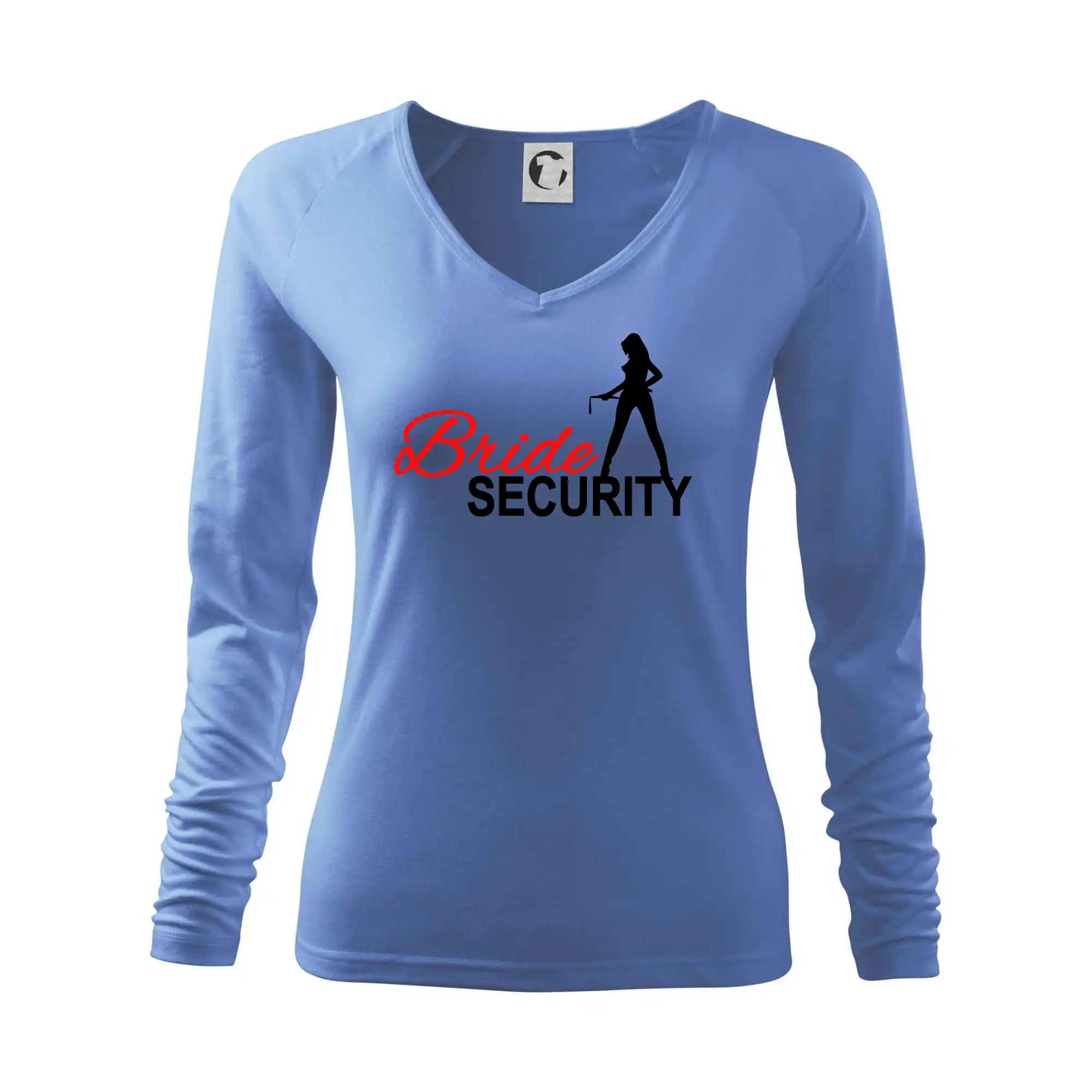 Svadobné tričká - Bride security - Tričko dámske Elegance