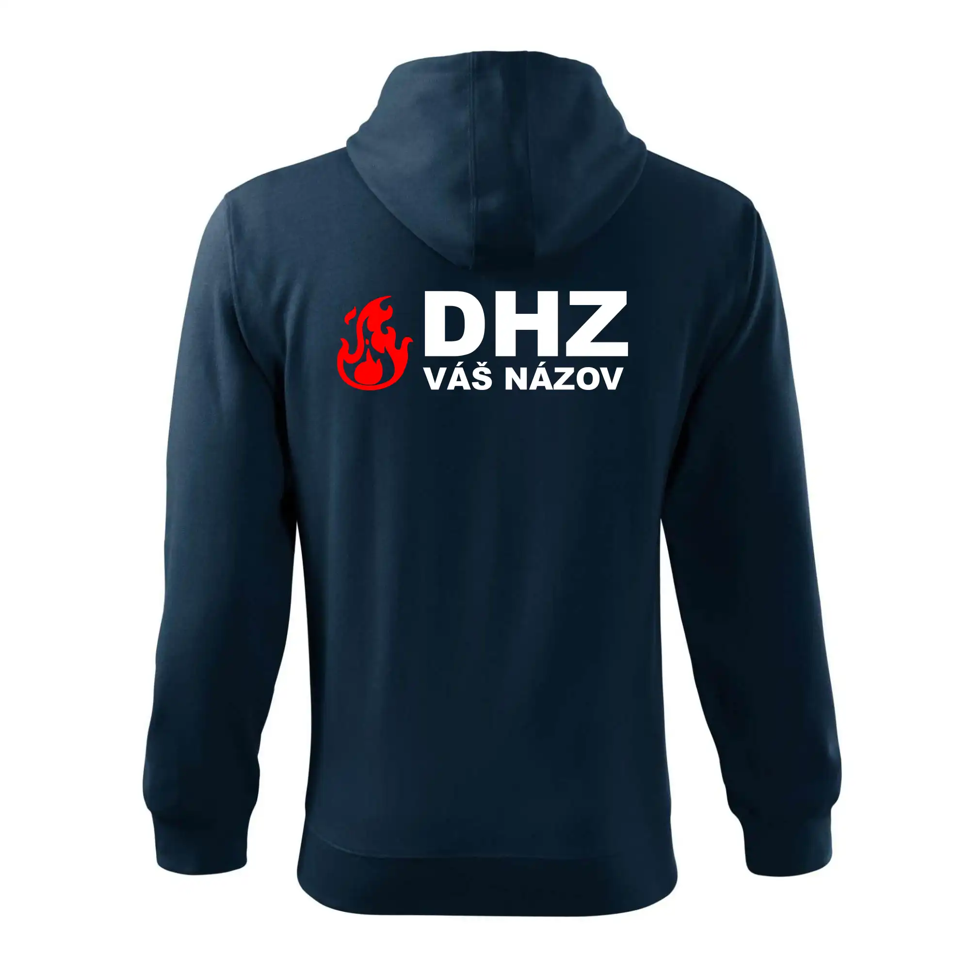 DHZ (oheň, firesport, názov sboru - vlastný nápis)