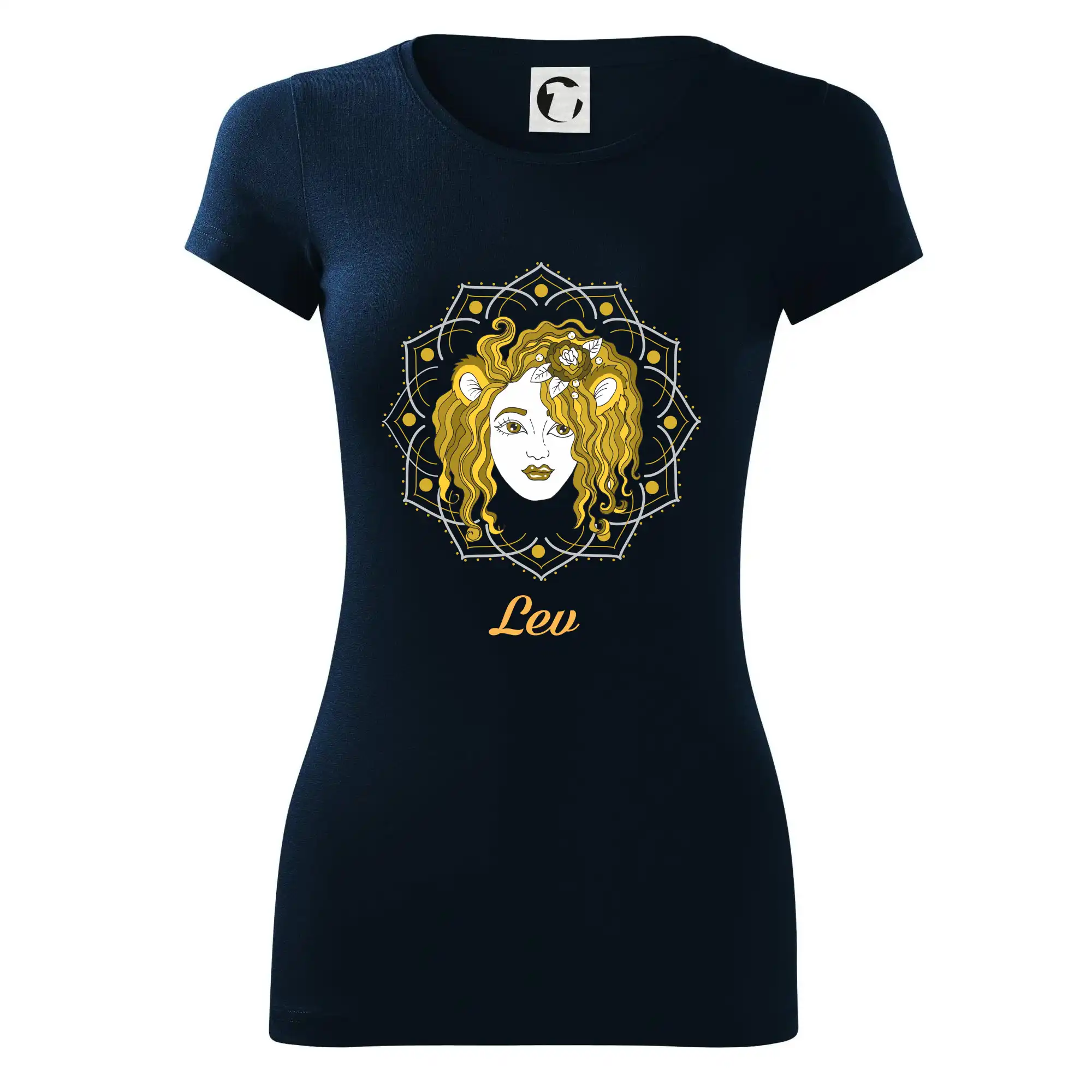 Tričká s levom - Znamenie ženy - Lev SK (Pecka design) - Dámske tričko Glance - Priliehavejší strih