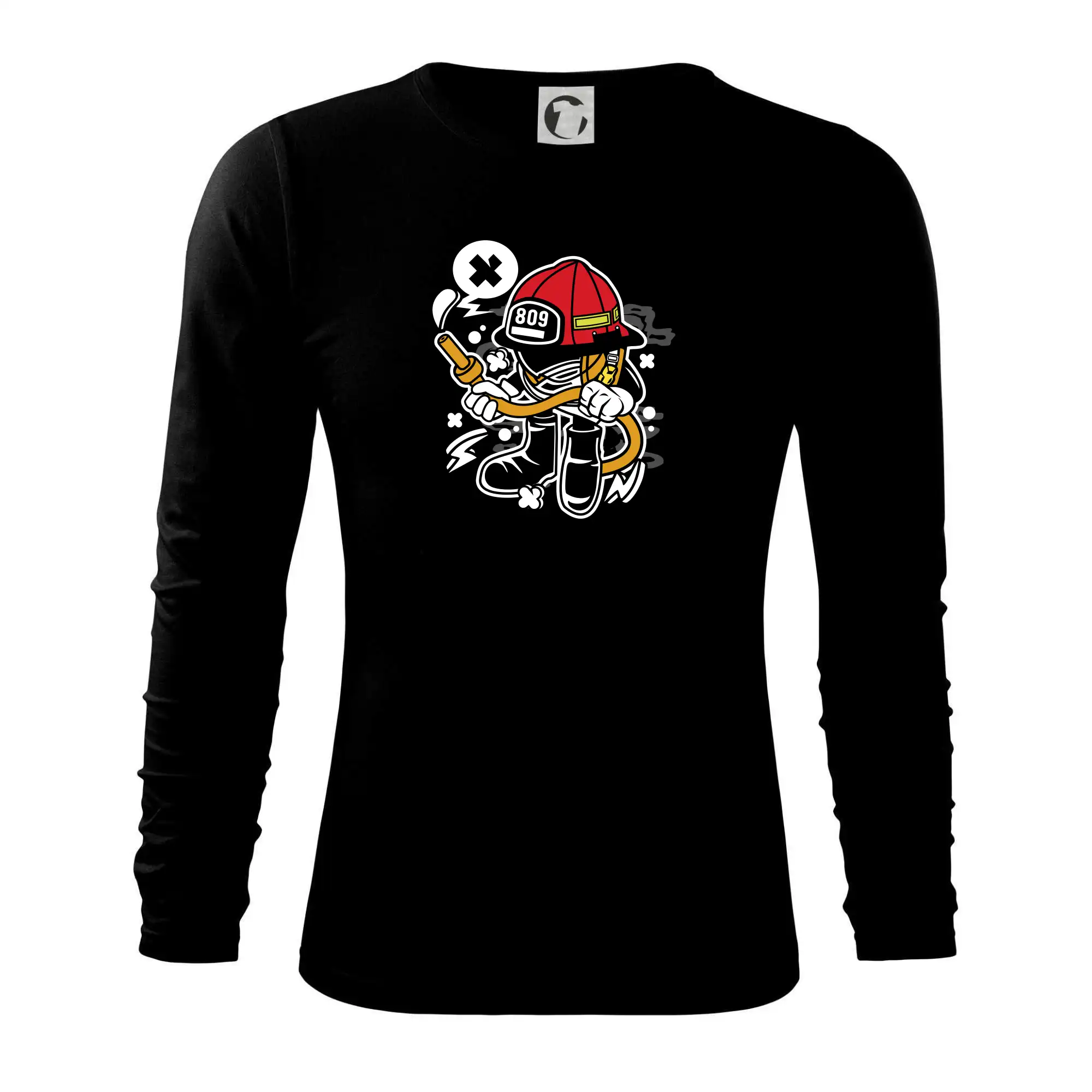 Originálne tričká pre hasičov - Fajrákmen - Tričko s dlhým rukávom FIT-T long sleeve