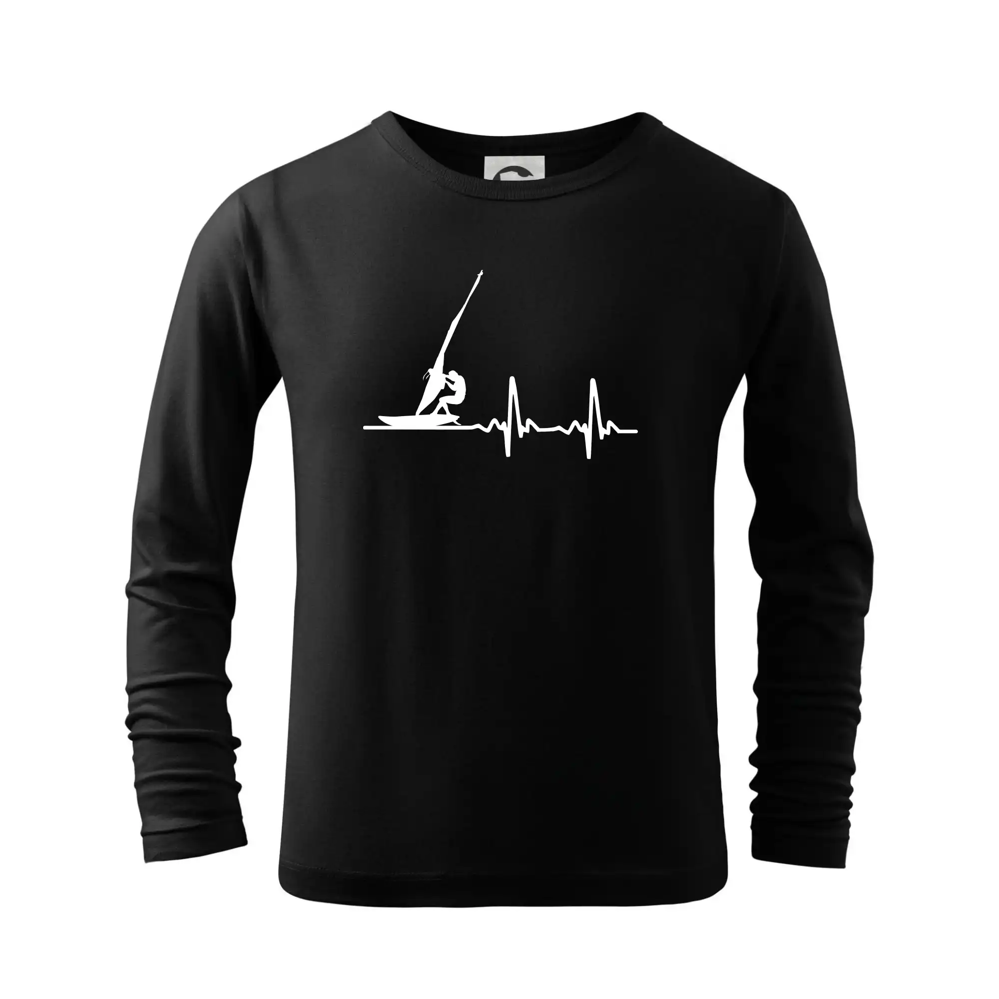 Surferske tričká - EKG Windsurfing - Tričko detské Long Sleeve