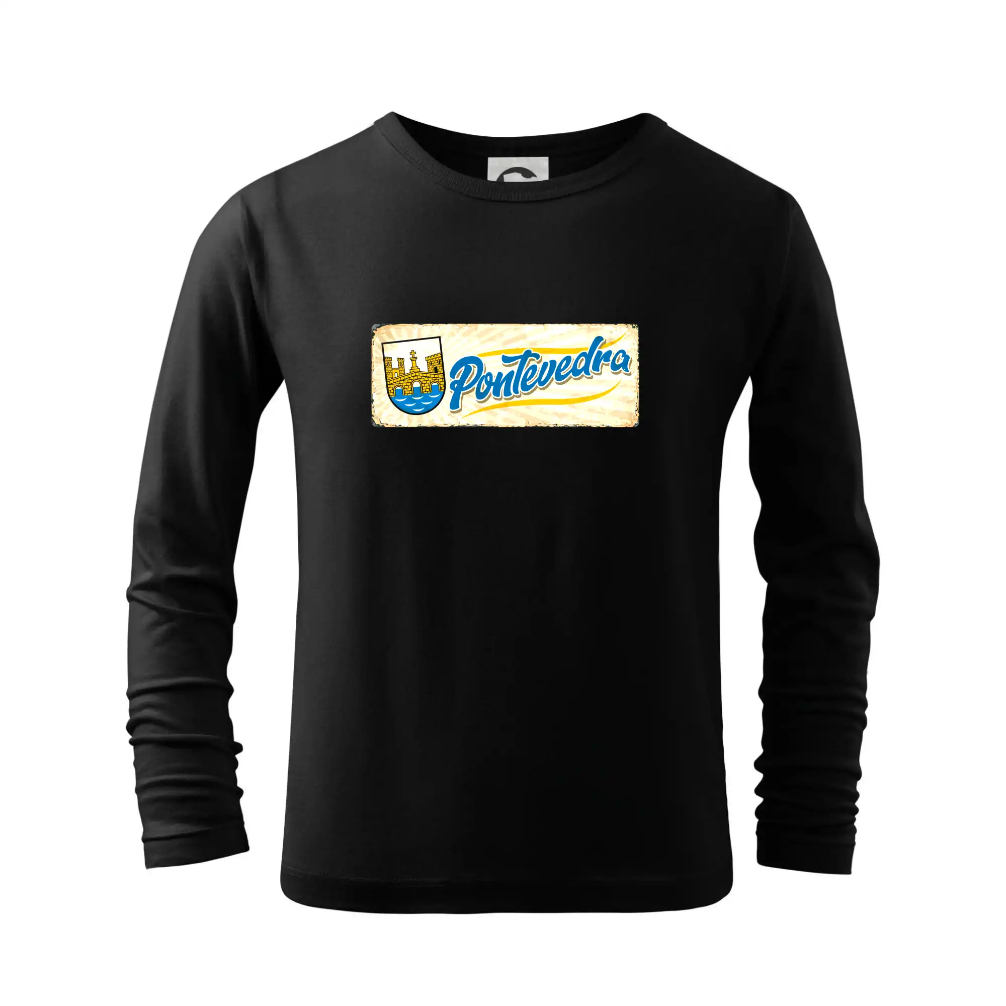 Ostatné mestá / miesta - Cedula stará Pontevedra - Tričko detské Long Sleeve