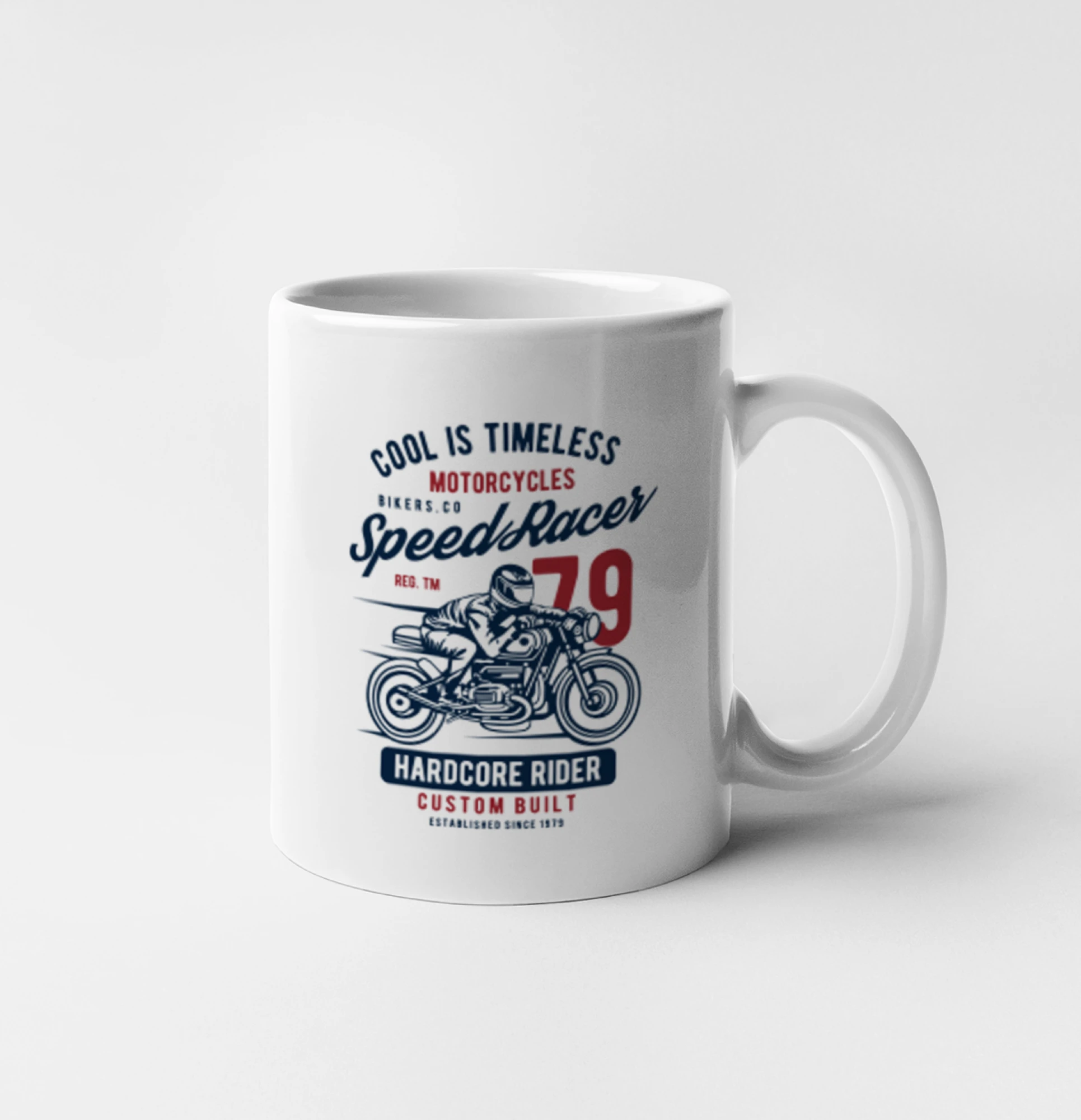 Tričká a mikiny s potlačou motoriek – pre pravých motorkárov - Speed Racer Motorcycles - Hrnček 