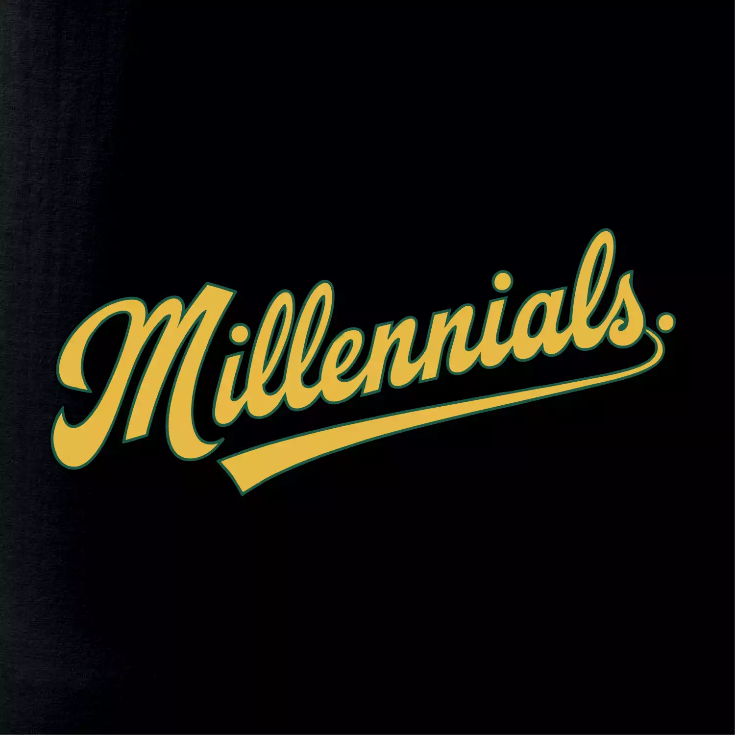 Generace Y - Millennials žlutý nápis