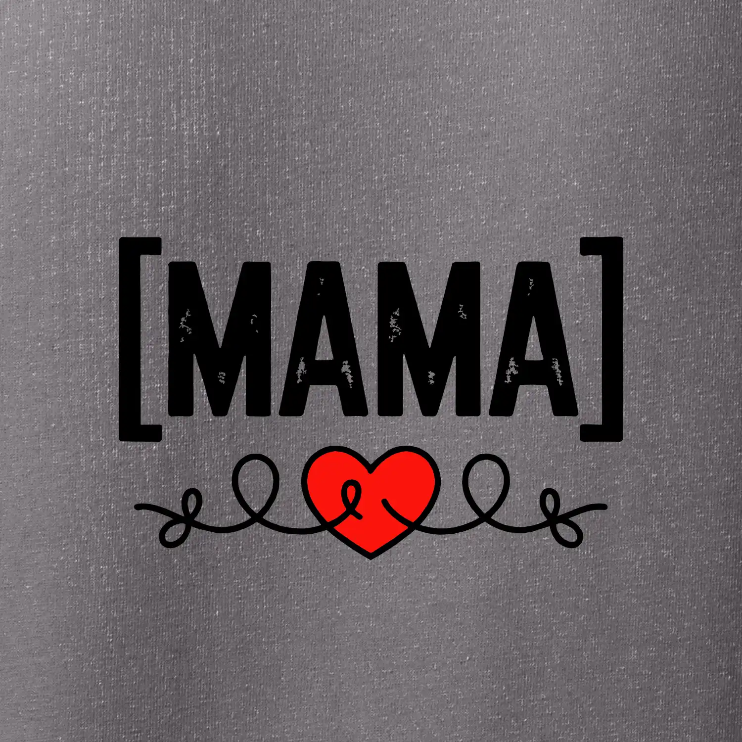 Nápis mama a srdce SK