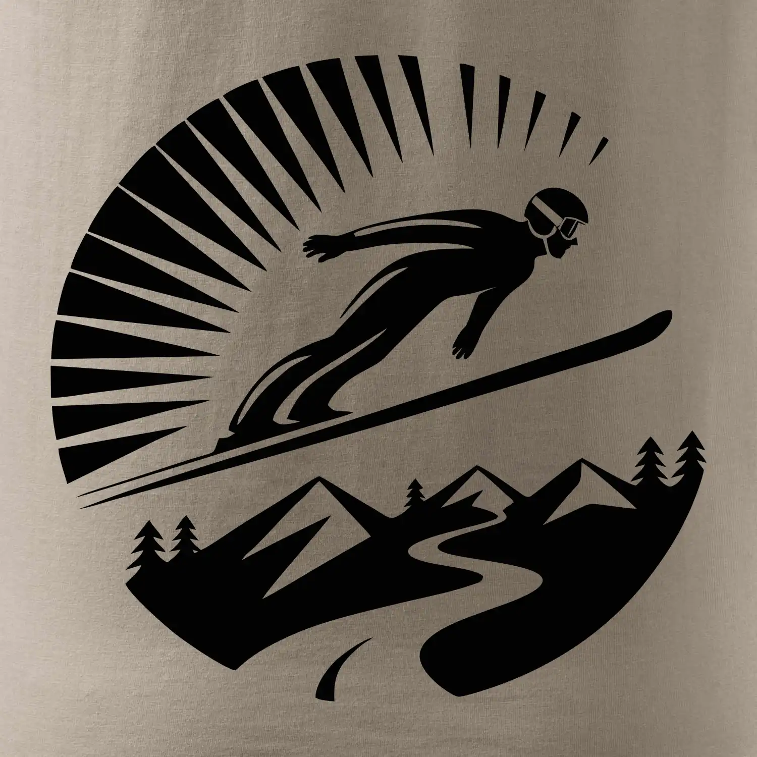 Skokan černý v kruhu