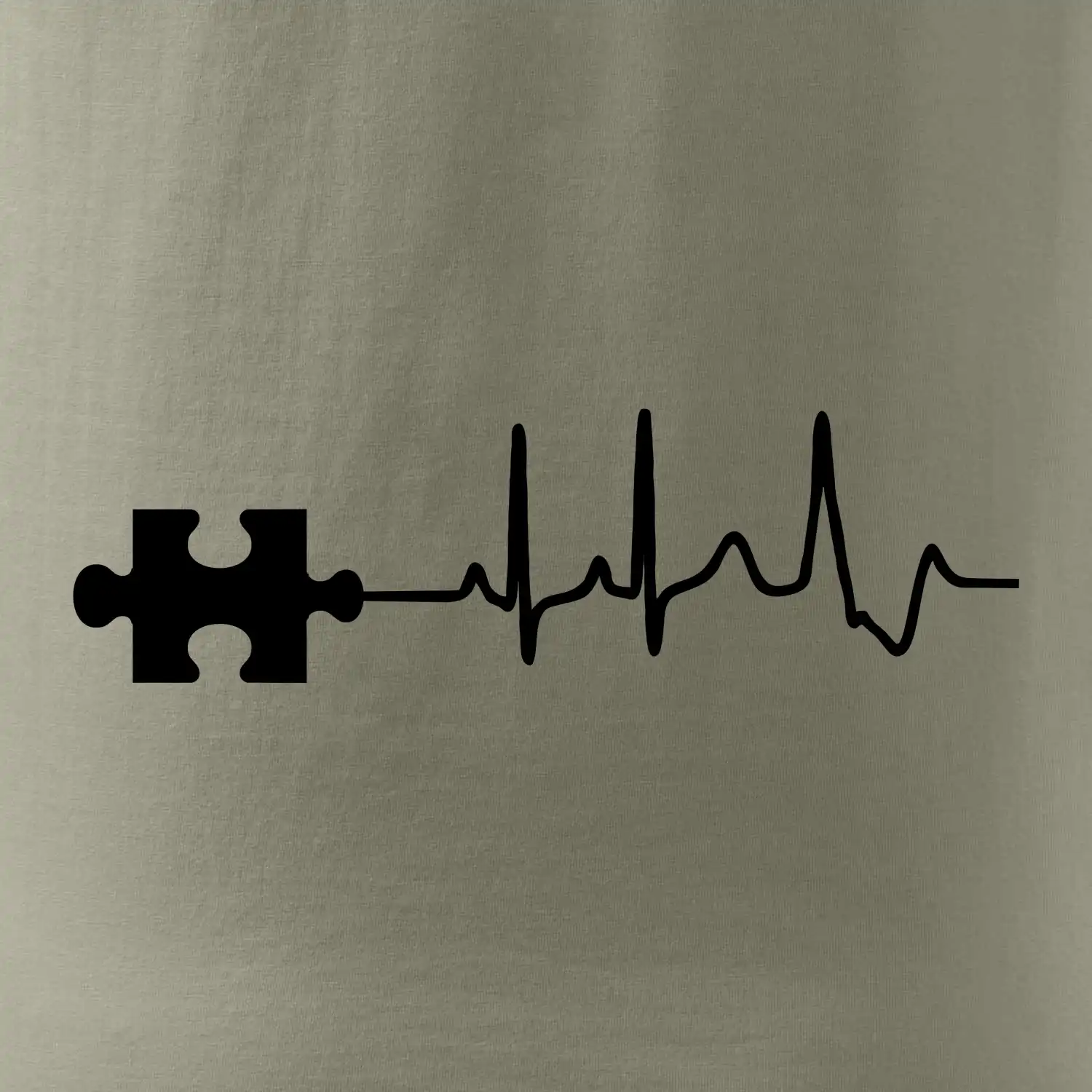 EKG puzzle rozpojené
