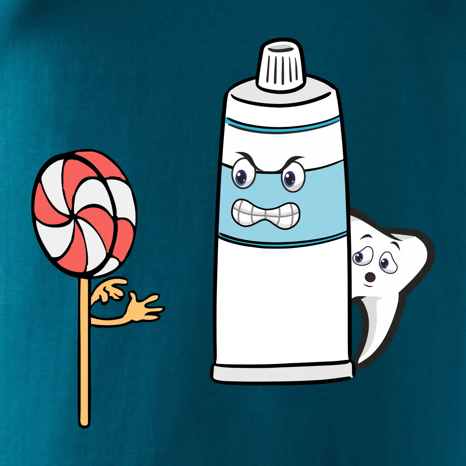 Lízátko pasta zuby