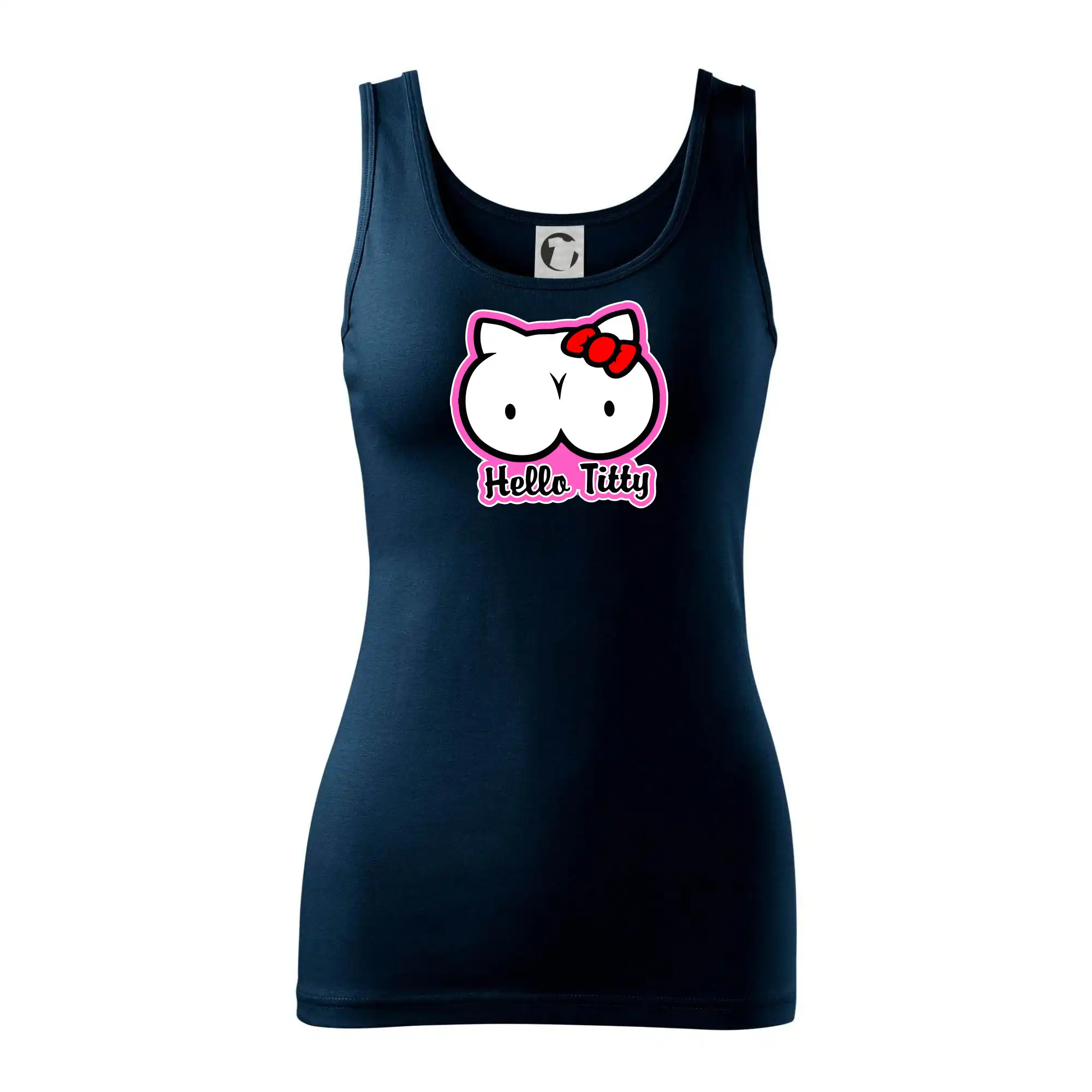 Grafické tričká - Hello titty - Dámske tielko