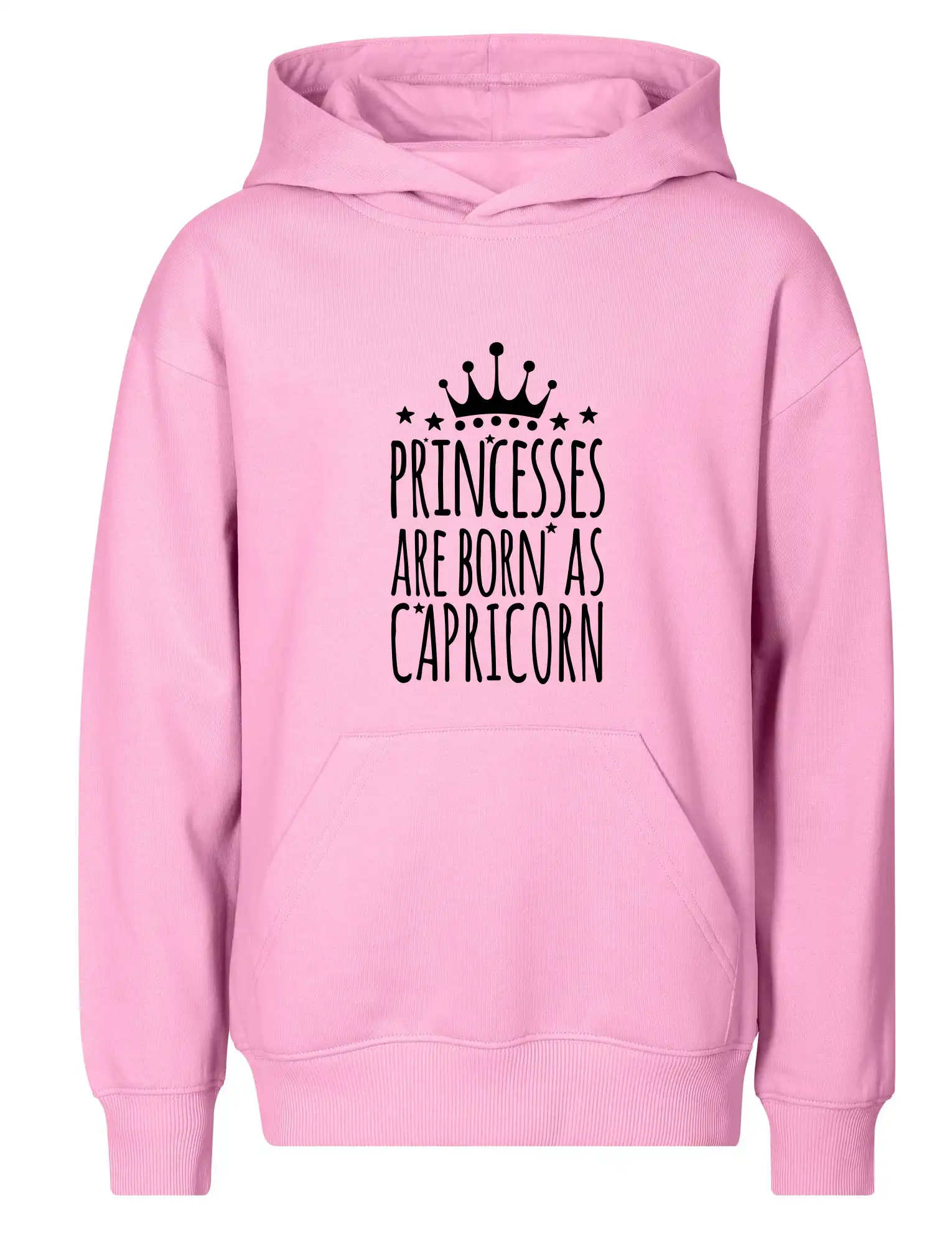 Tričká kozorožec - Princesses are born as Capricorn - Kozorožec - Detská mikina - Chill