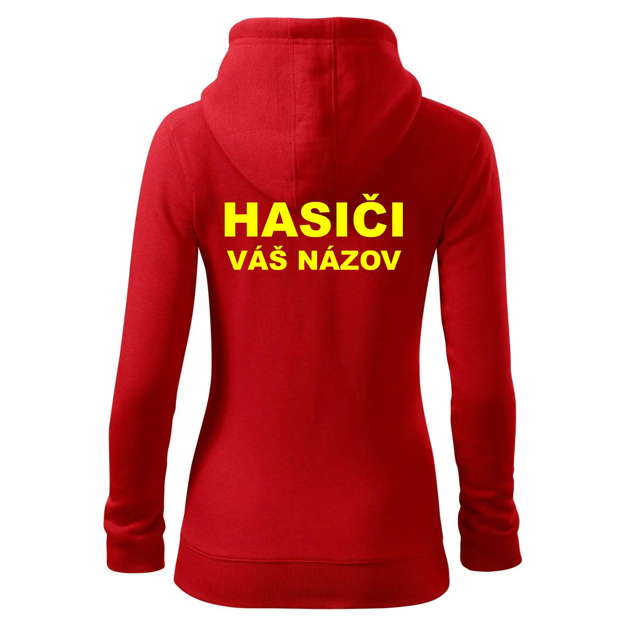 Hasiči - žltý nápis - váš názov zboru
