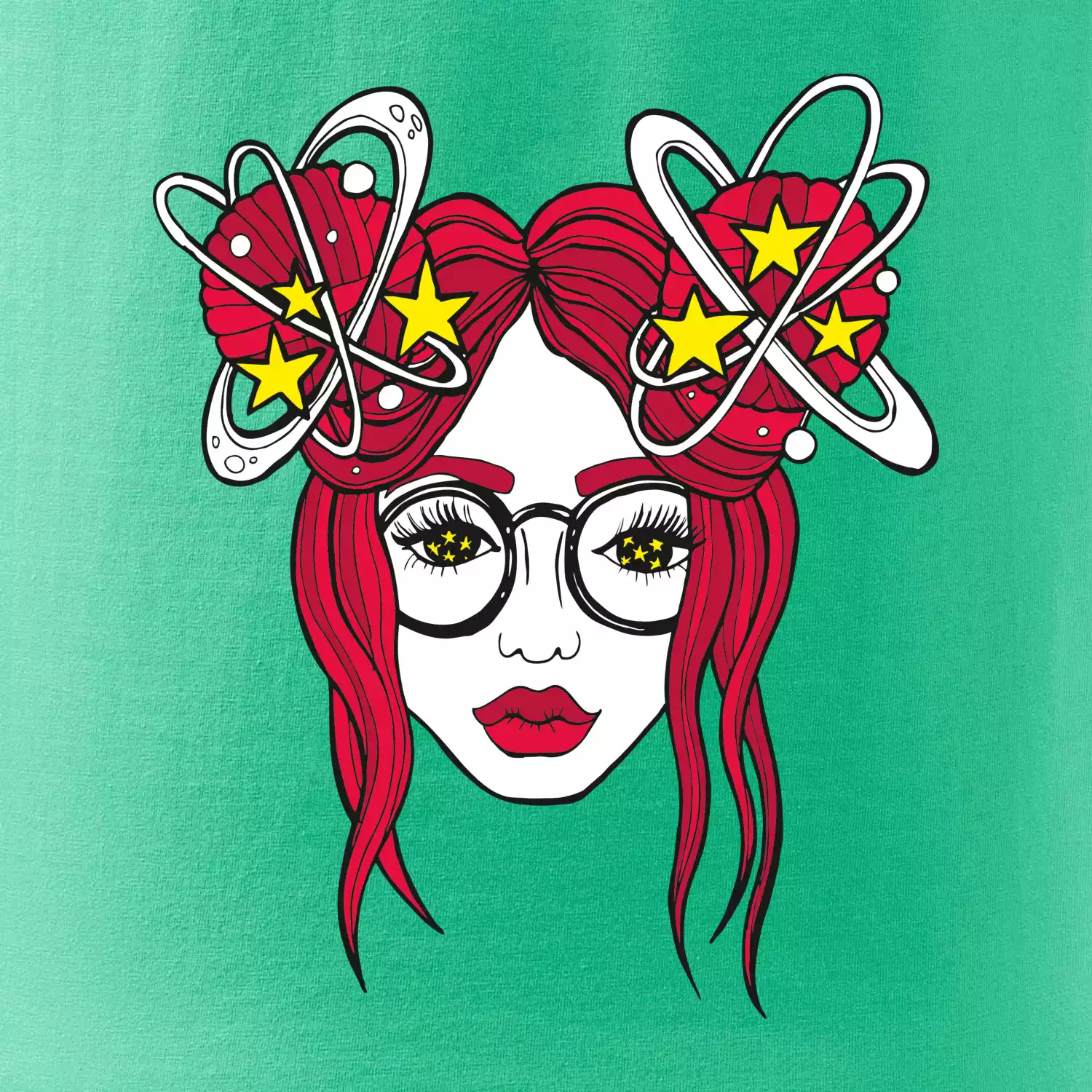 Magická červenovláska (Pecka design)