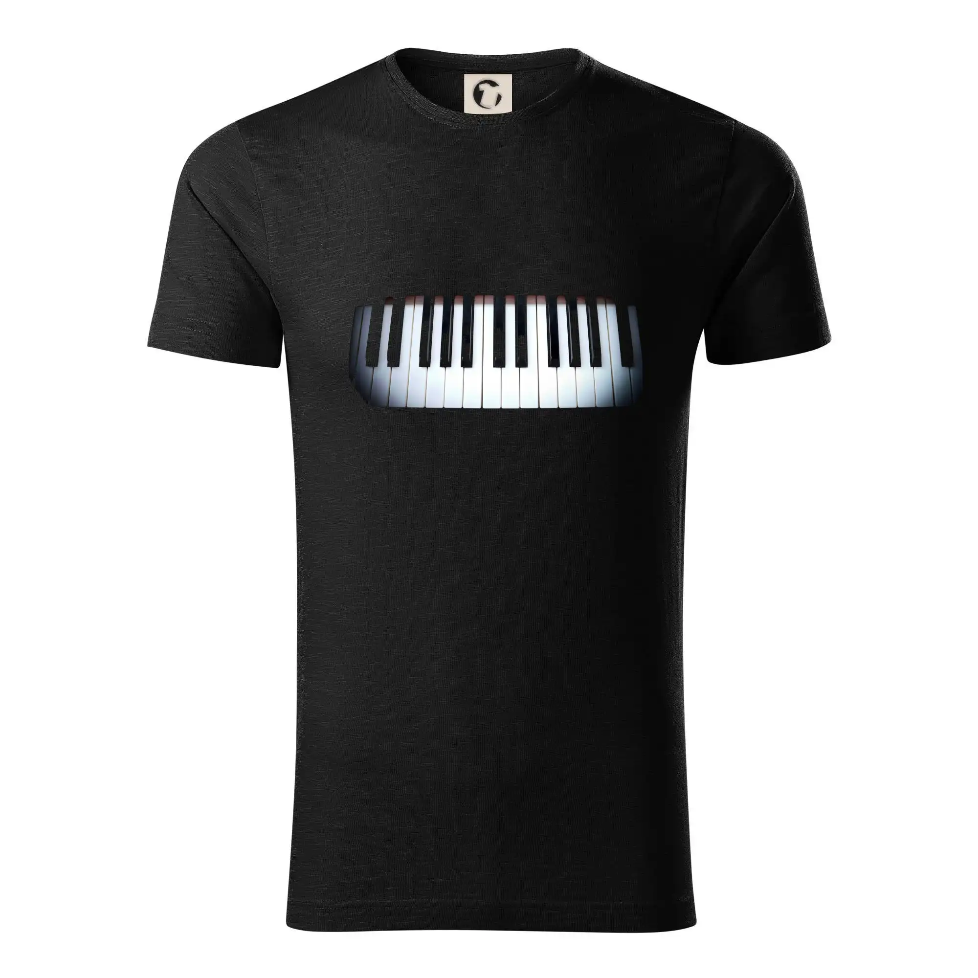 Piano v tme - Tričko z organickej bavlny